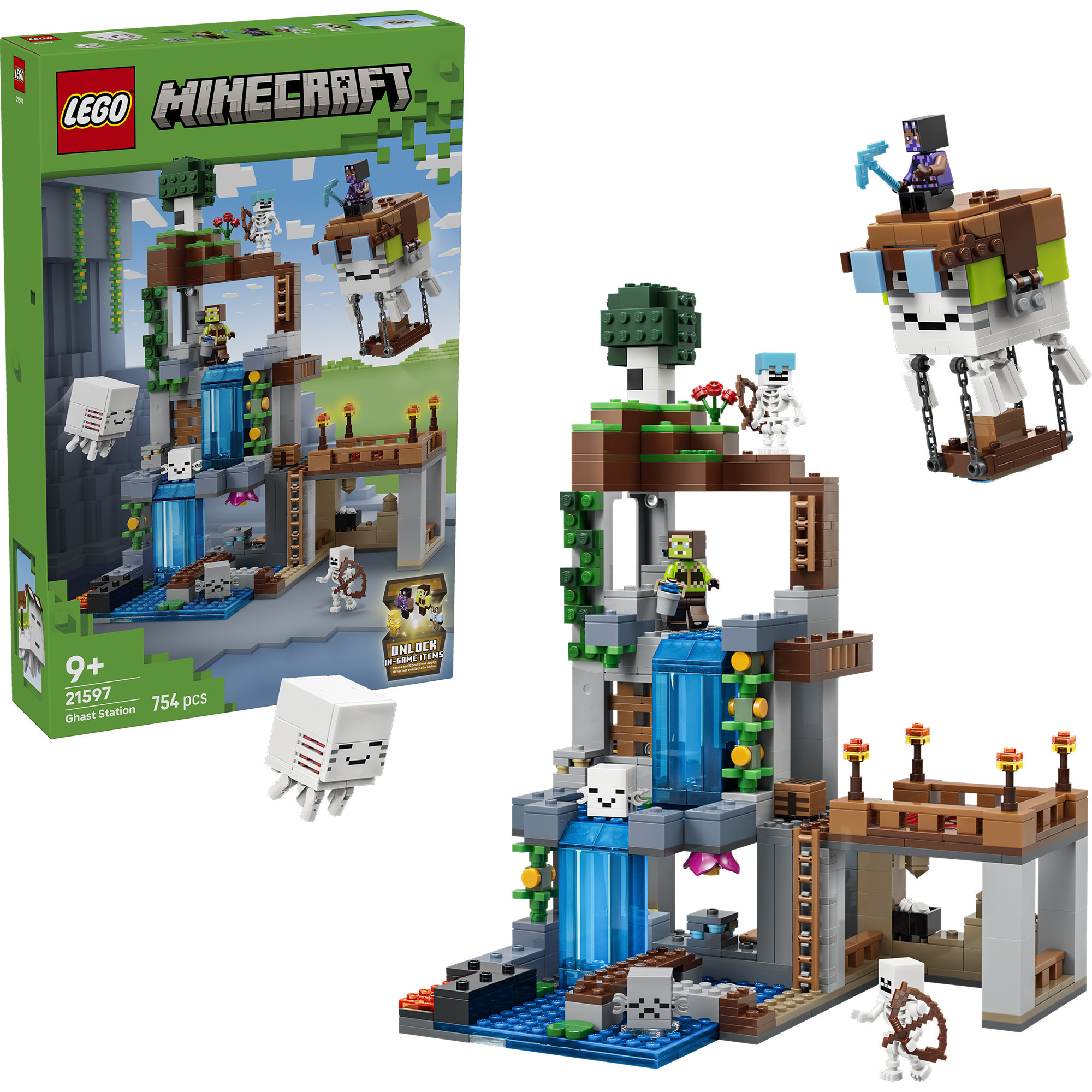 21597 Minecraft Ghast-Station, Konstruktionsspielzeug