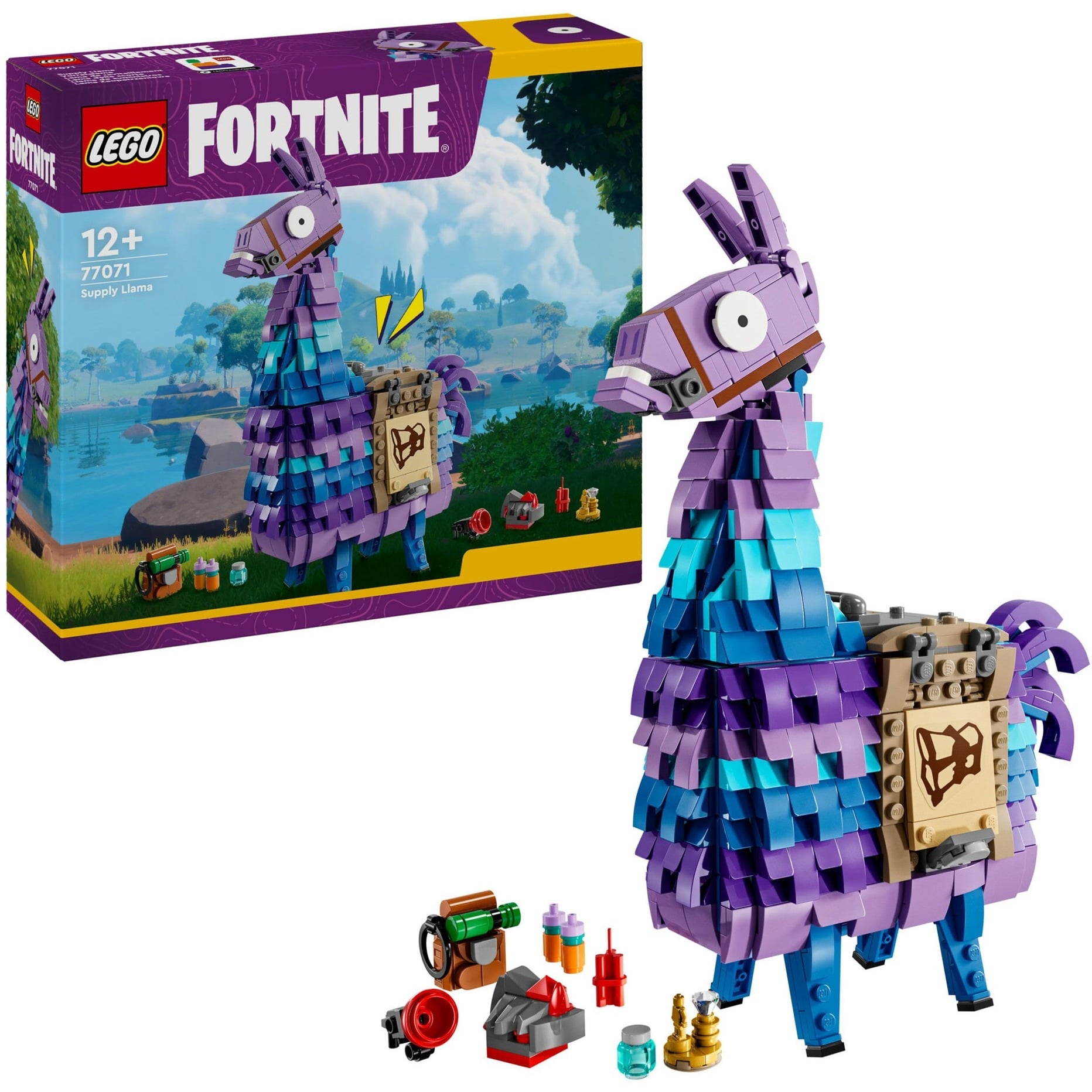 77071 Fortnite Vorratslama, Konstruktionsspielzeug