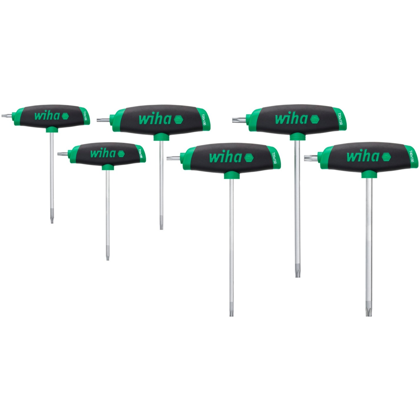 Stiftschlüssel-Set Sechsrund, mit Quergriff ComfortGrip, Schraubendreher