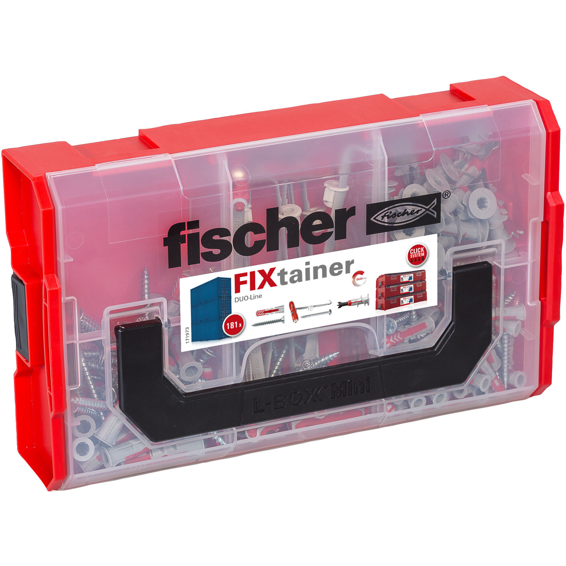 FixTainer - DuoLine + Schraube, Dübel