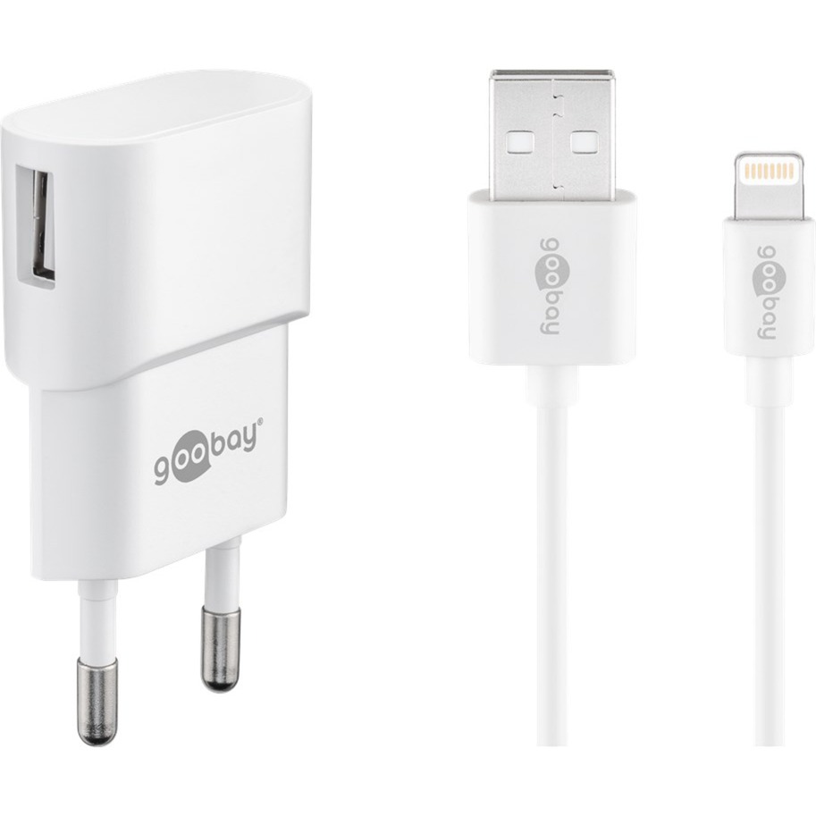 Goobay Apple Lightning Ladeset 5 Watt, Ladegerät | 04040849452956 Goobay Apple Lightning Ladeset 5 Watt, Ladegerät | 04040849452956