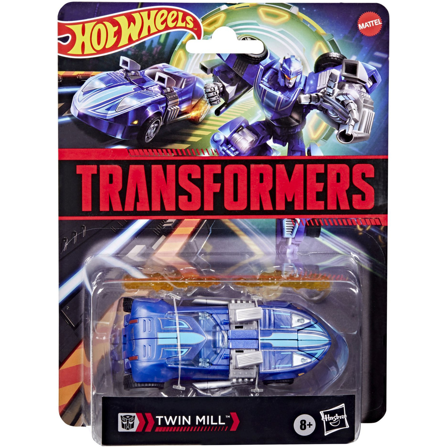 Transformers Collaborative Hot Wheels x Transformers Twin Millä Action-Figur, Spielfigur