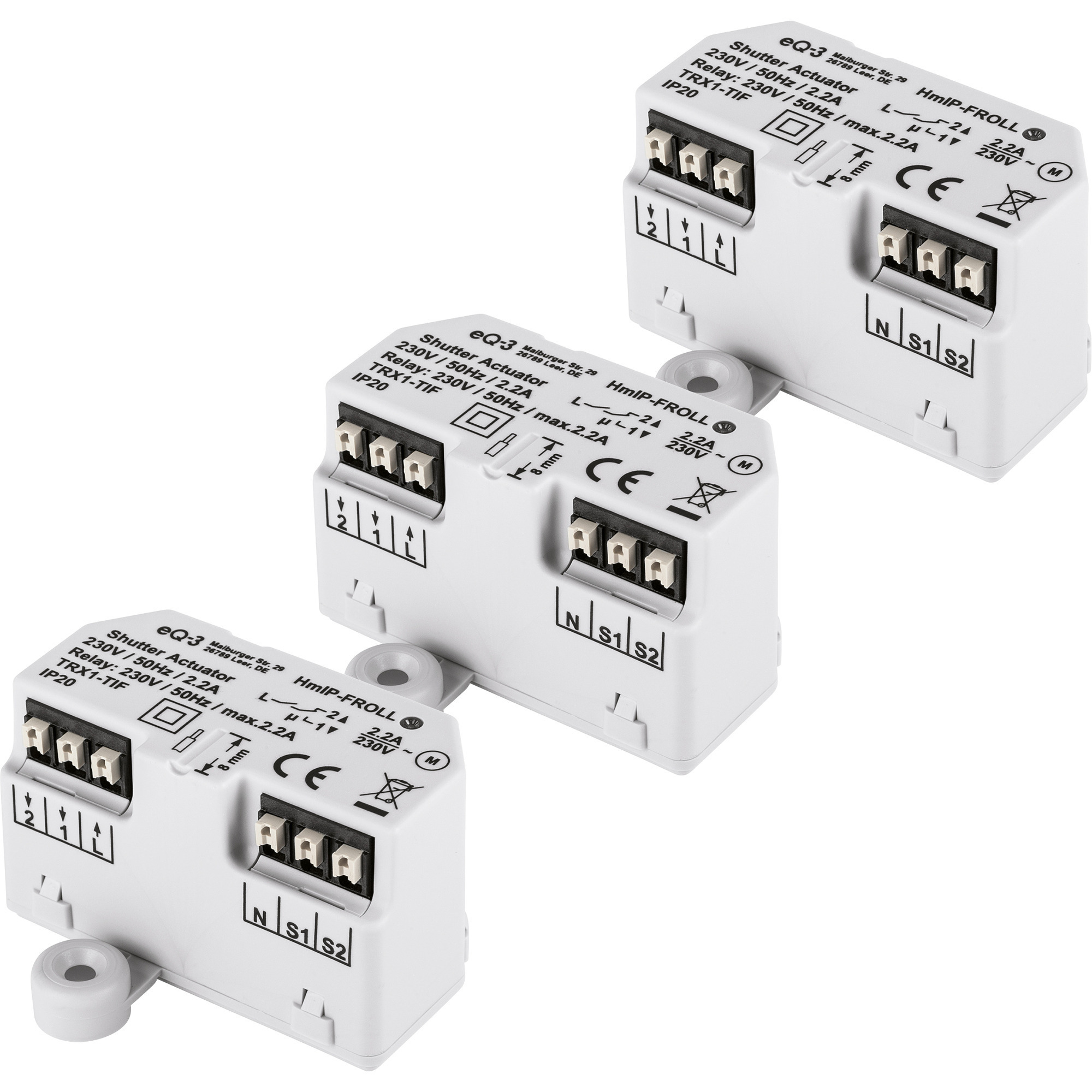 Smart Home Rollladenaktor Unterputz (HmIP-FROLL), Relais