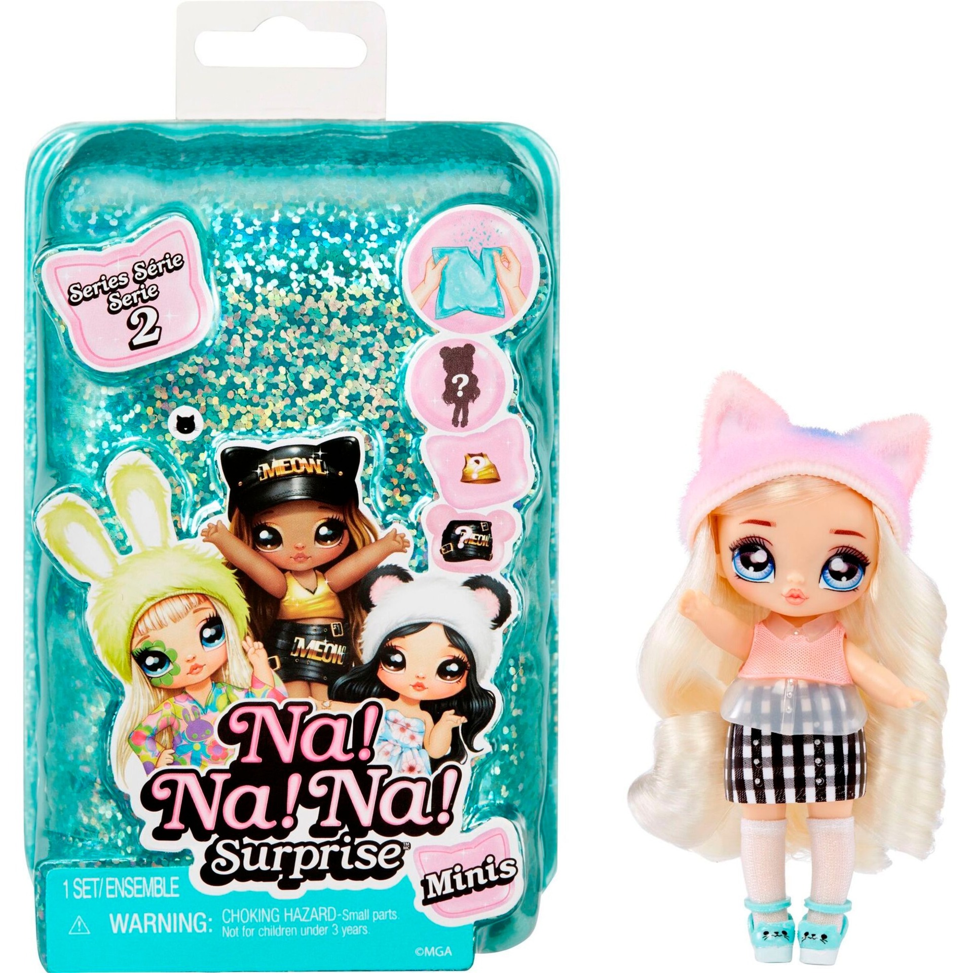 MGA Entertainment Na! Na! Na! Surprise Minis Serie 2, Puppe | 00035051591955 MGA Entertainment Na! Na! Na! Surprise Minis Serie 2, Puppe | 00035051591955