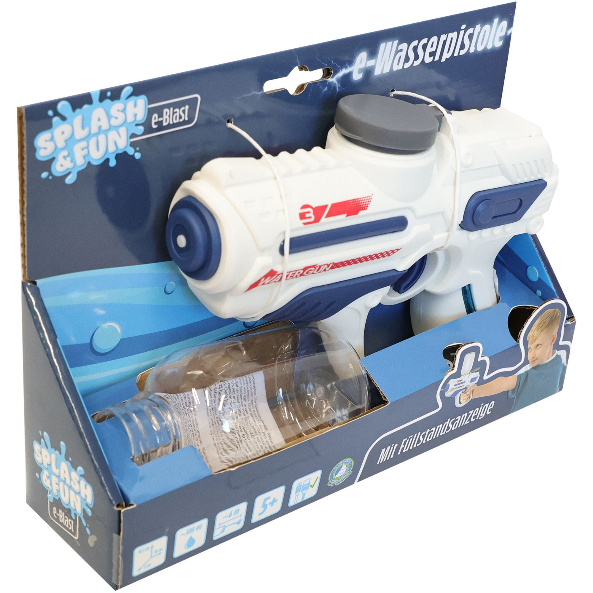 Wasserpistole 18 Zentimeter elektrisch