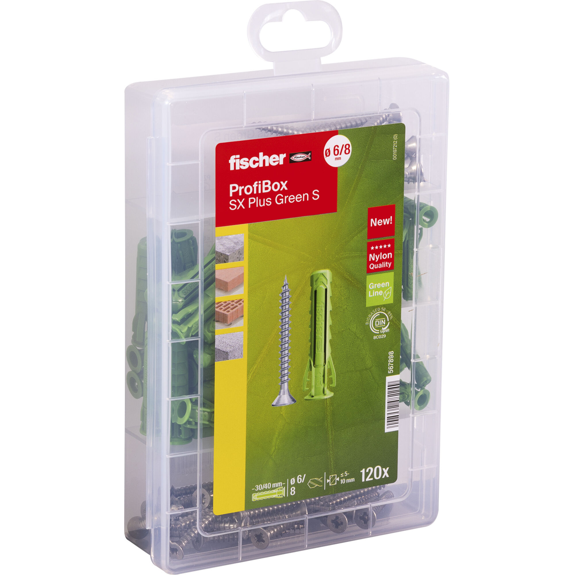 Profi-Box Spreizdübel SX Plus Green