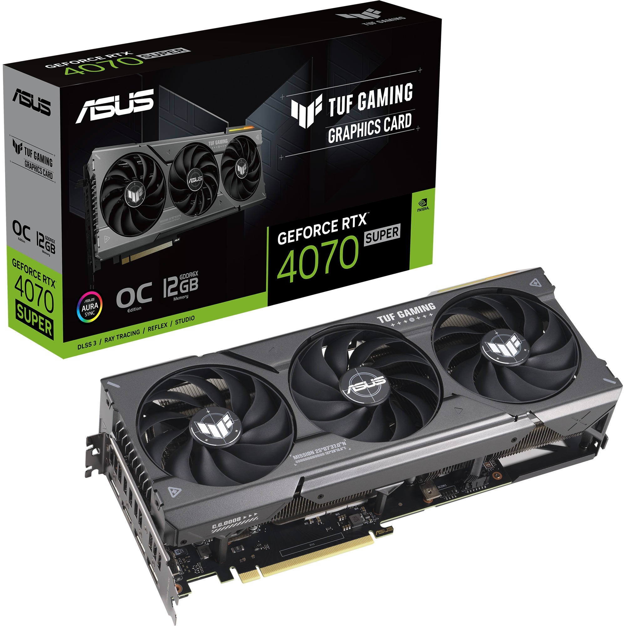 Asus GeForce RTX 4070 SUPER TUF GAMING OC, Grafikkarte | 04711387450871 Asus GeForce RTX 4070 SUPER TUF GAMING OC, Grafikkarte | 04711387450871