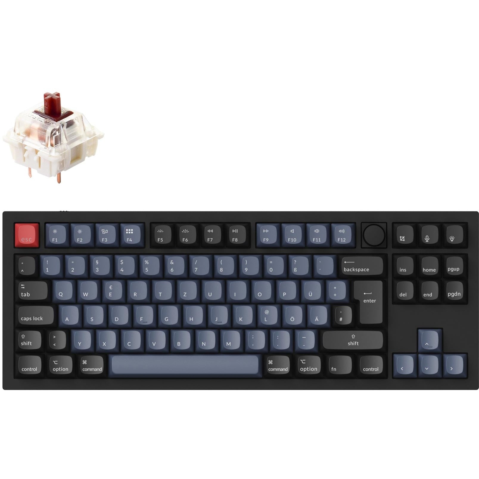 Keychron Q3 Knob, Gaming-Tastatur | 04895248809371
