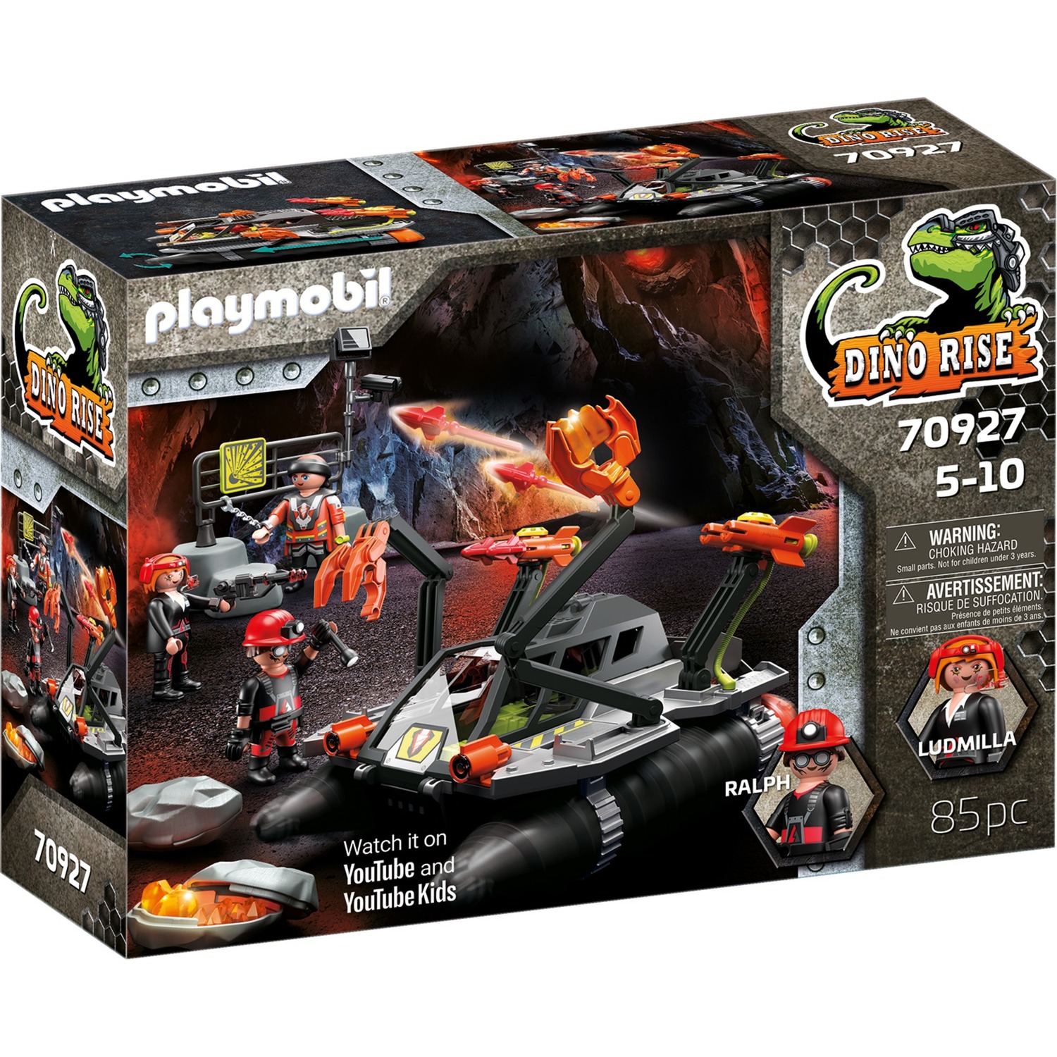 70927 Dino Rise Comet Corp. Abbruchbohrer, Konstruktionsspielzeug