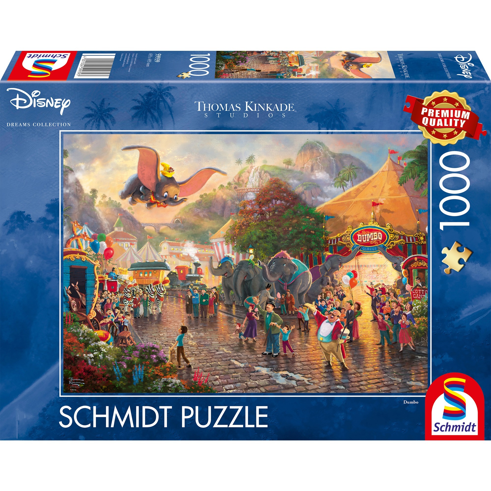 Thomas Kinkade Studios: Disney - Dumbo, Puzzle