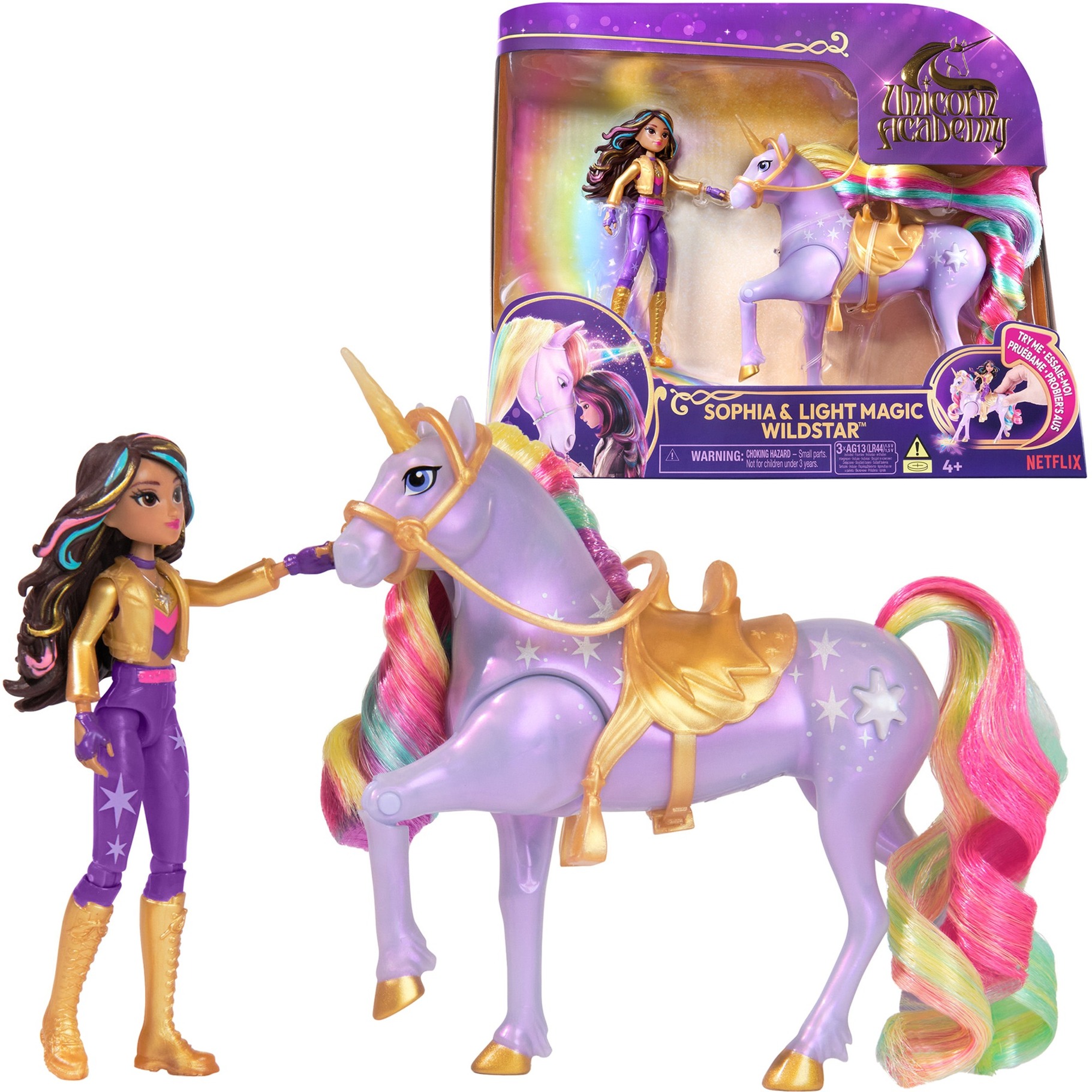 Spin Master Unicorn Academy – Licht-Magie Wildstar und Sophia, Spielfigur | 00778988249796 Spin Master Unicorn Academy – Licht-Magie Wildstar und Sophia, Spielfigur | 00778988249796