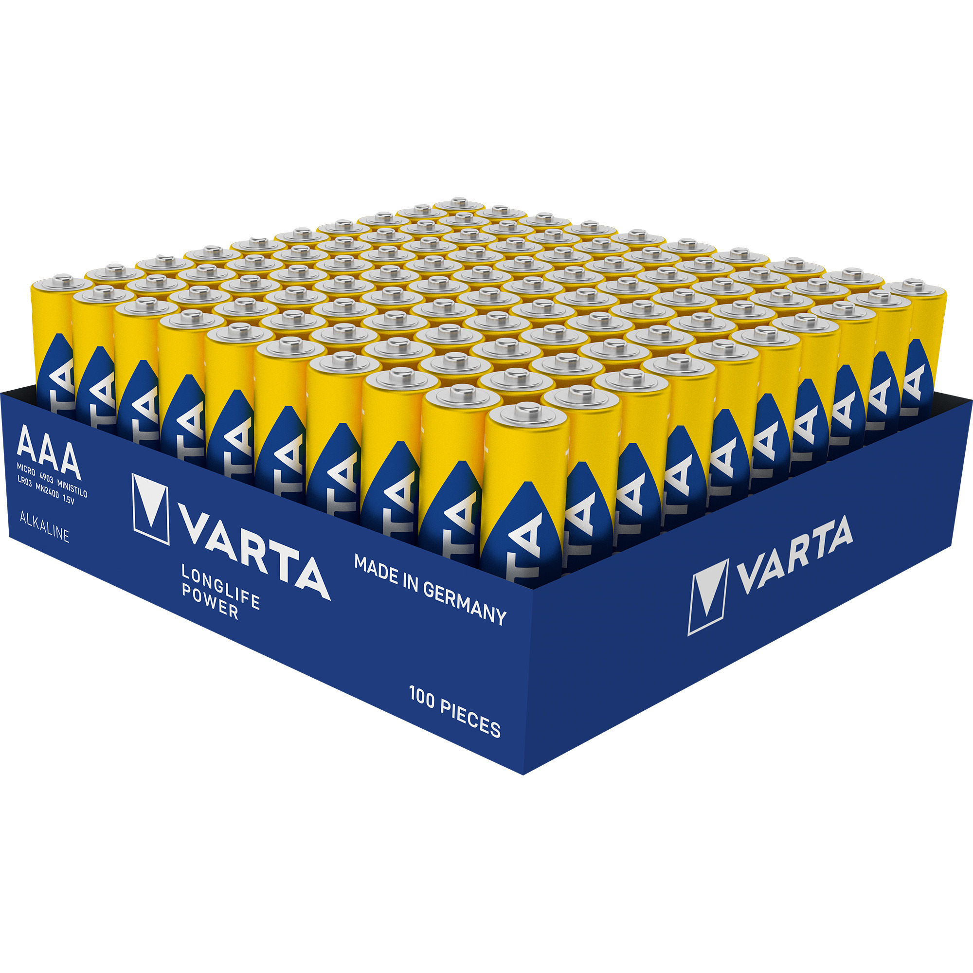 Longlife Power Batterie LR03 Tray, AAA (Micro)