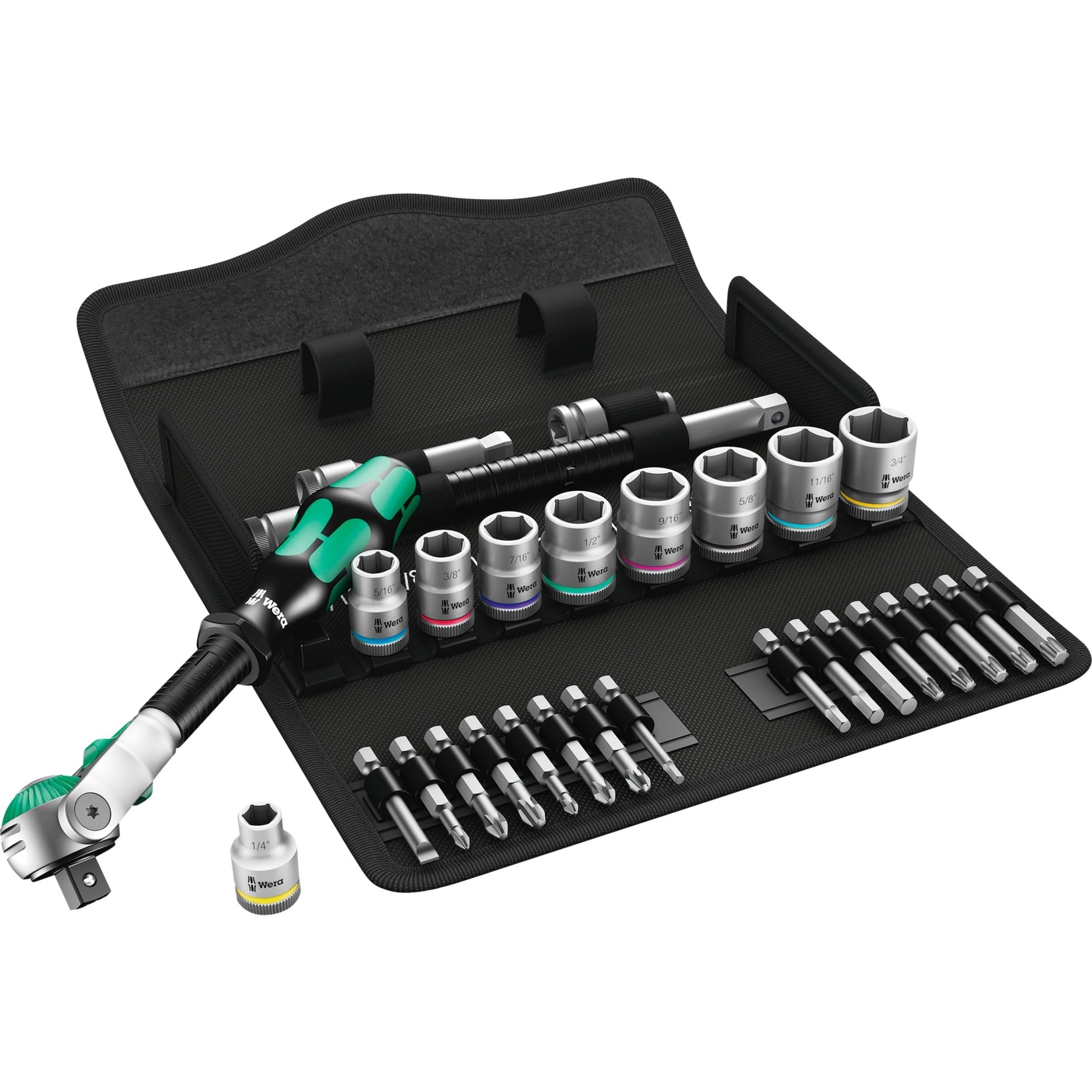 8100 SB 9 Zyklop Speed-Knarrensatz, zöllig, 3/8", Werkzeug-Set