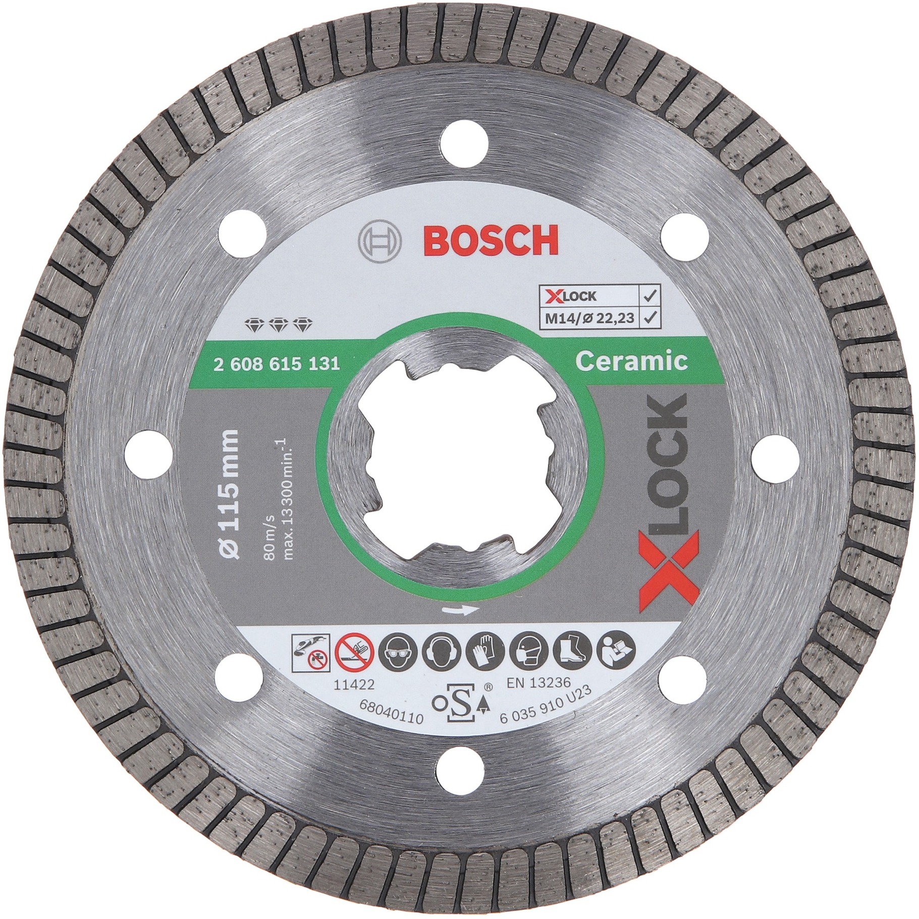 PRO Ceramic X-LOCK Diamant-Trennscheibe, Ø 115mm