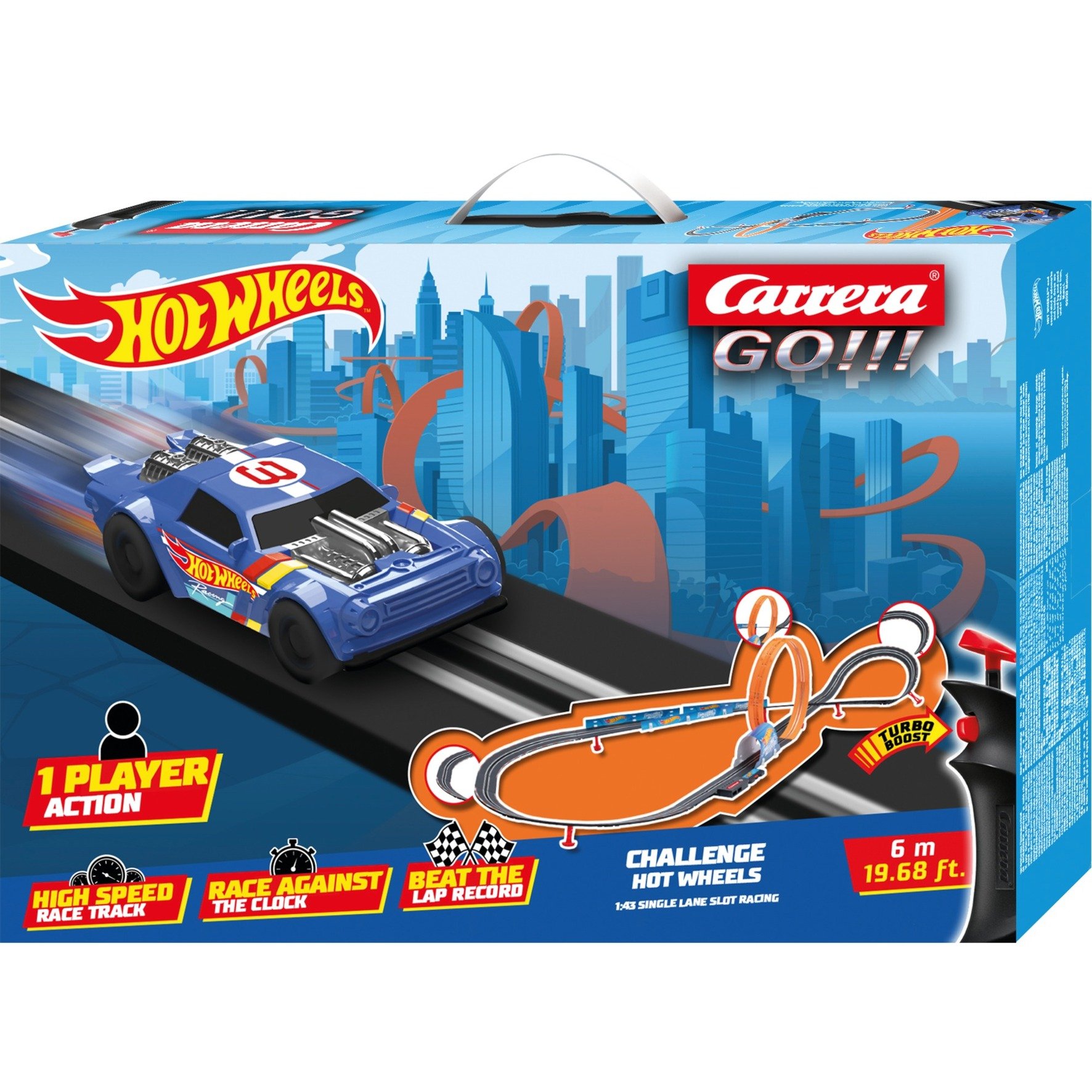 Carrera GO!!! Challenge – Hot Wheels, Rennbahn | 04007486680005 Carrera GO!!! Challenge – Hot Wheels, Rennbahn | 04007486680005