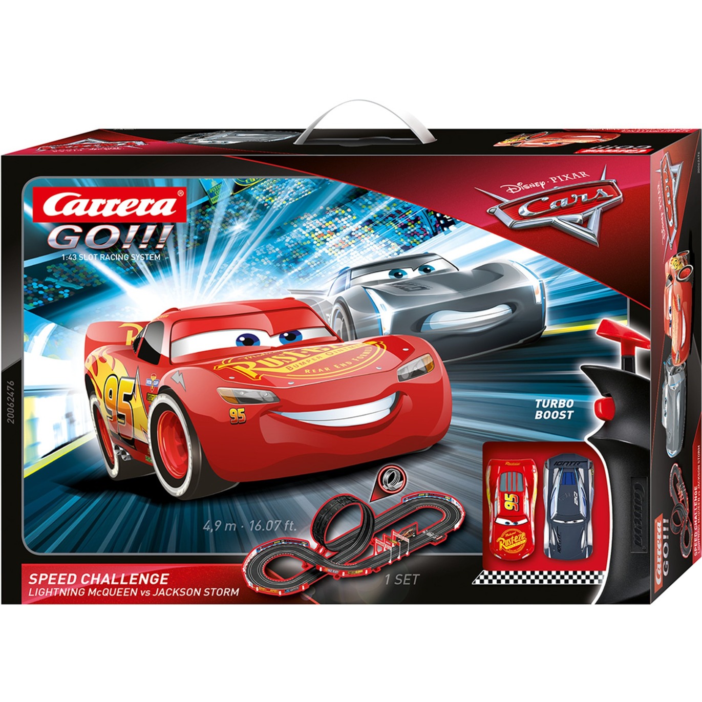 Spielzeug: Carrera GO!!! Disney Pixar Cars - Speed Challenge, Rennbahn