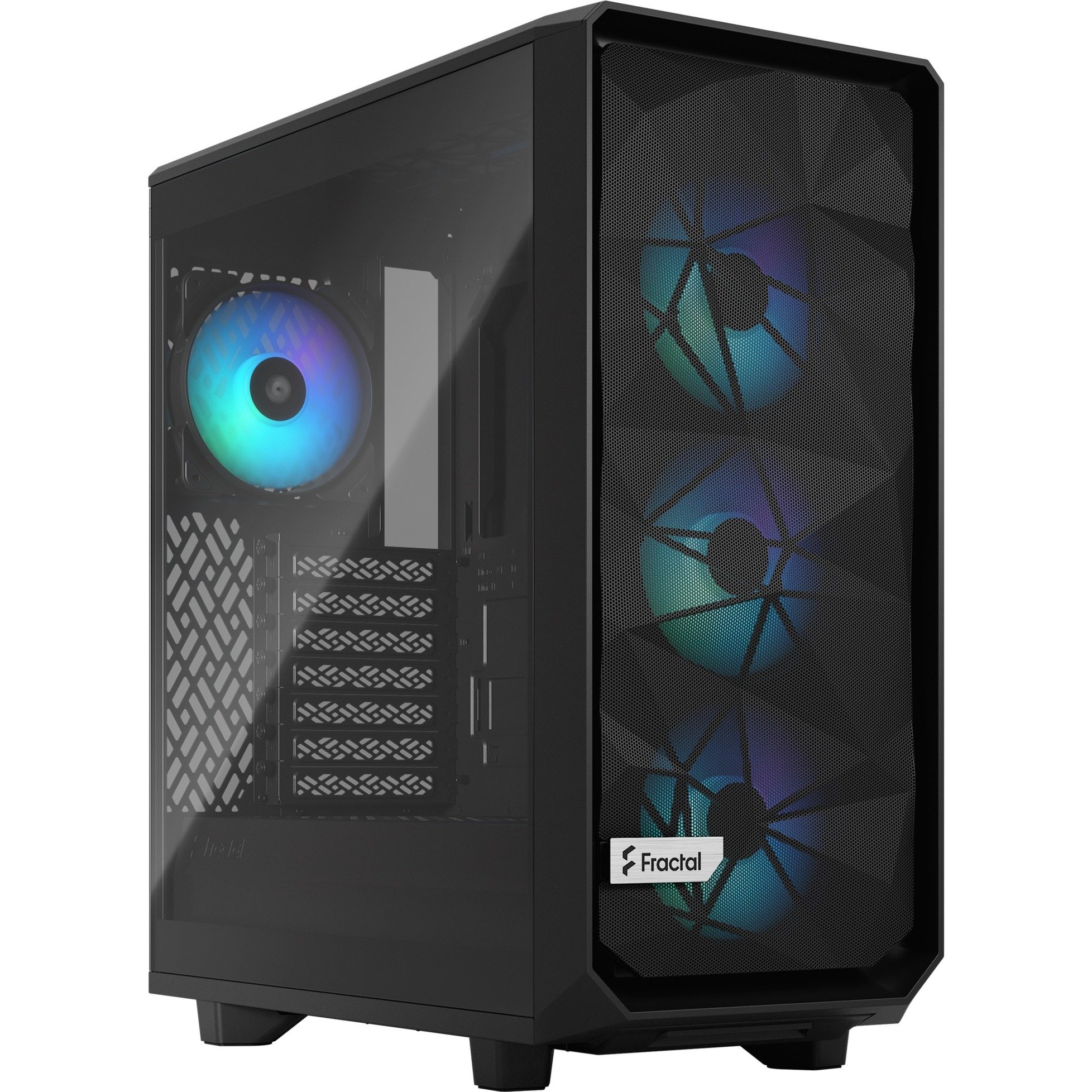 Fractal Design Meshify 2 Compact Lite RGB Black TG Light tint, Tower-Gehäuse | 07340172703839 Fractal Design Meshify 2 Compact Lite RGB Black TG Light tint, Tower-Gehäuse | 07340172703839