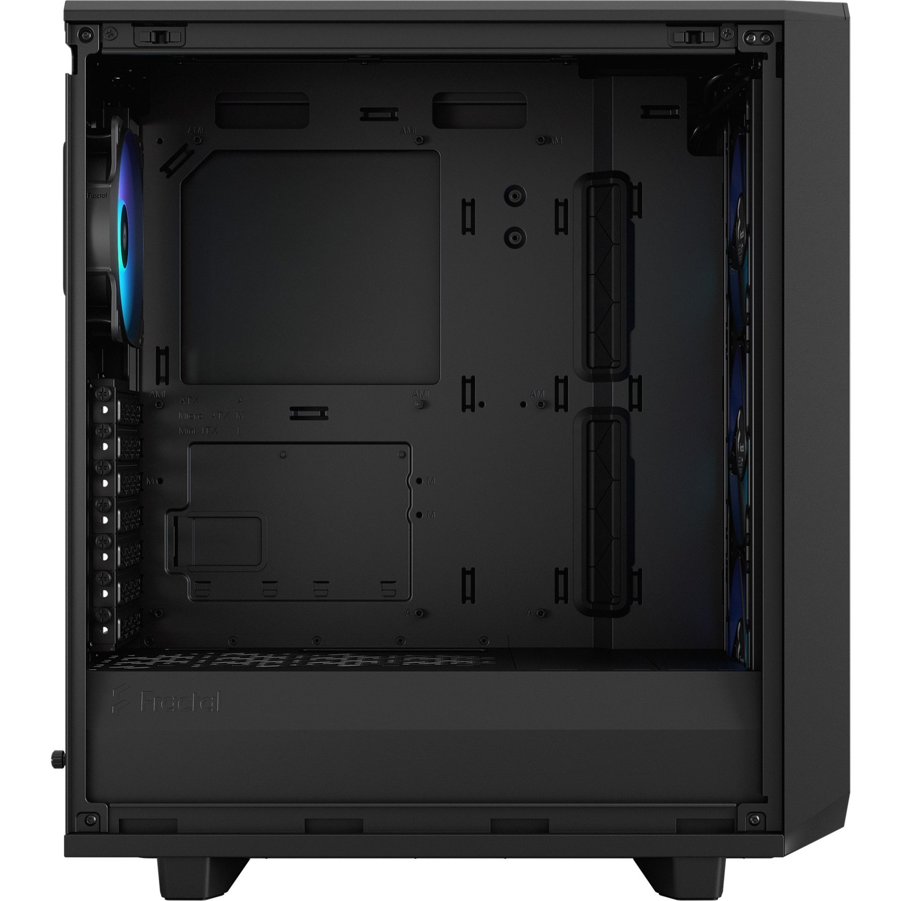 Case PC Fractal Design Meshify 2 Compact Lite - Vetro Temperato, Design Mesh, Supporto ATX, Nero