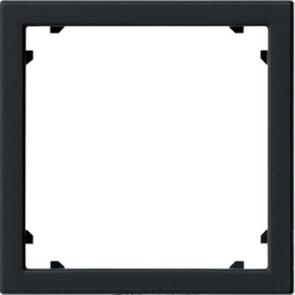 Adapterrahmen mit quadratischem Ausschnitt für Geräte mit Abdeckung 45 x 45 mm