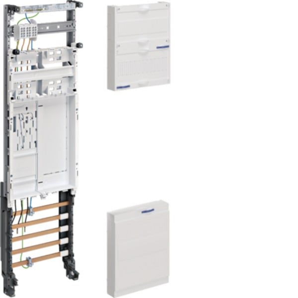 Komplettfeld universeller Zählerplatz ein Zählerfeld elektronischer Haushaltszähler