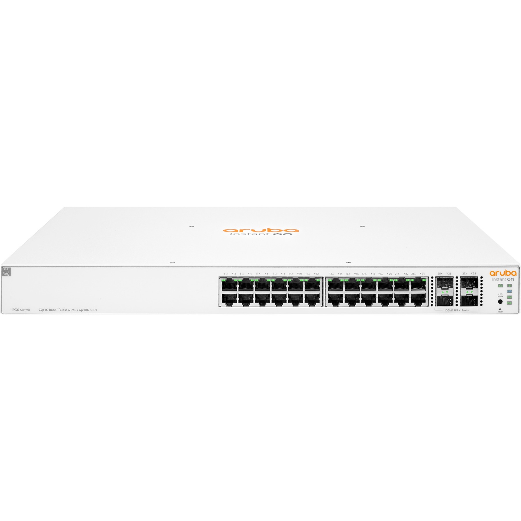 Networking Instant On Switch 24 Anschlüsse Gigabit CL4 PoE 4 Anschlüsse SFP+ 370 W 1930
