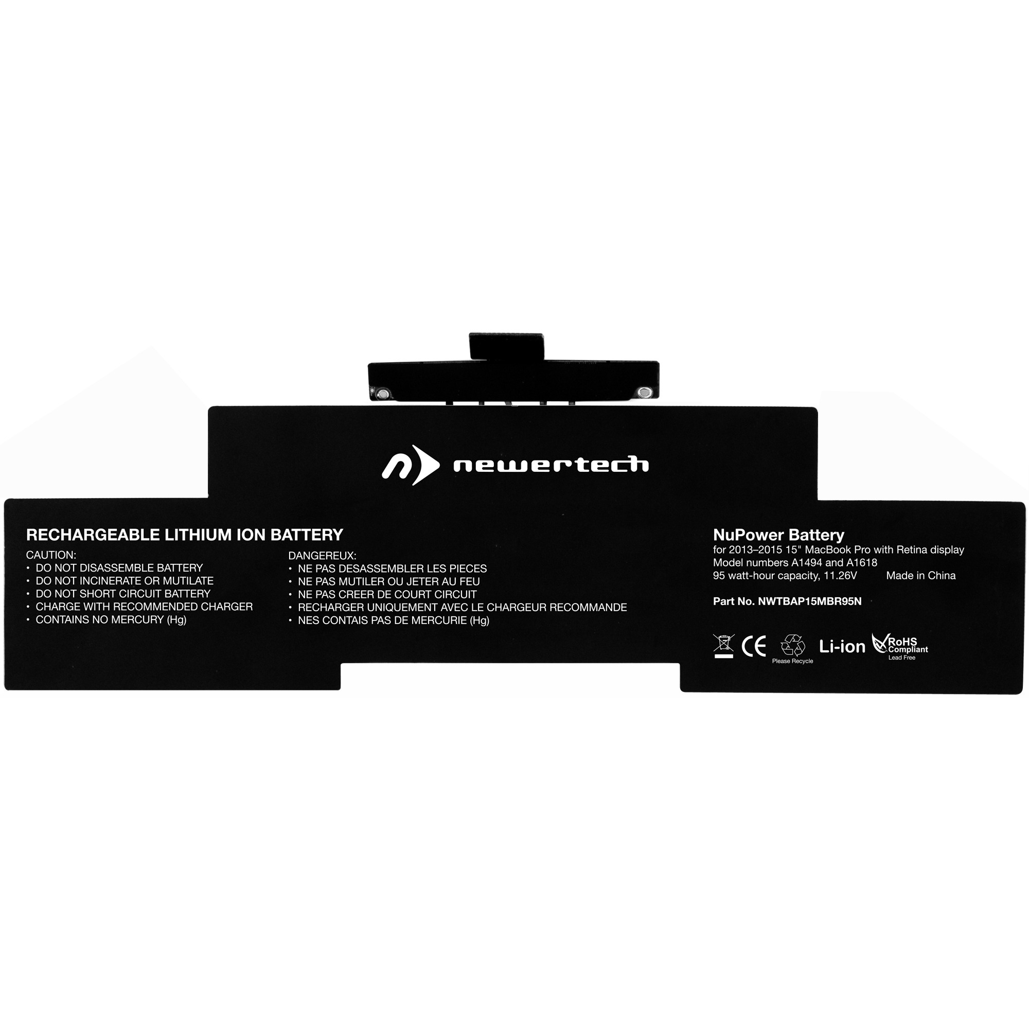 NewerTech 95W NuPower für MacBook Pro 38,1 cm (15″), Akku | 00811643016804 NewerTech 95W NuPower für MacBook Pro 38,1 cm (15″), Akku | 00811643016804