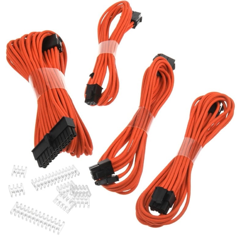 Phanteks Verlängerungskabel-Set Orange, 4-teilig | 00886523500735 Phanteks Verlängerungskabel-Set Orange, 4-teilig | 00886523500735