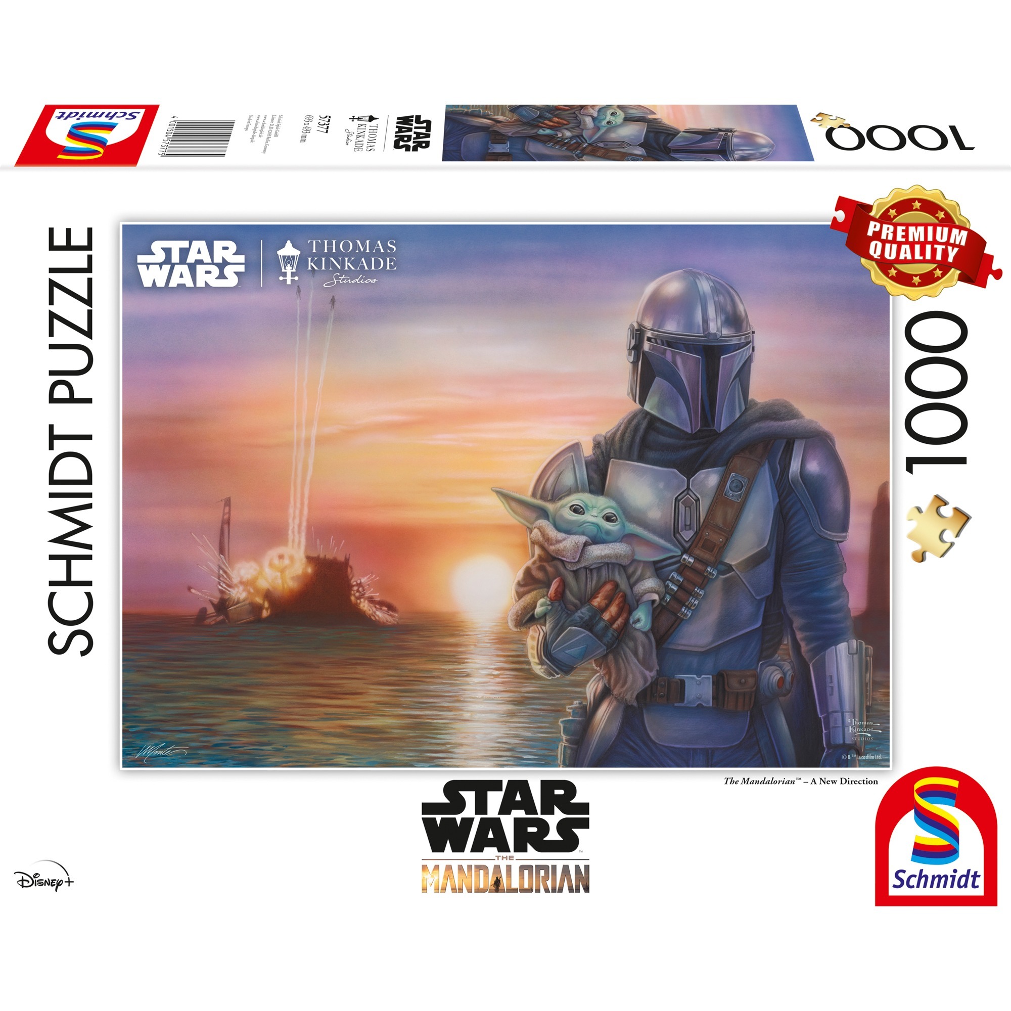 Thomas Kinkade Studios: Star Wars The Mandalorian - A New Direction, Puzzle