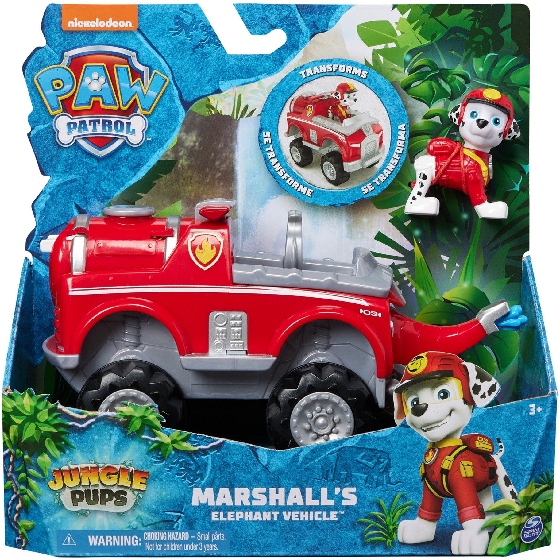 Spin Master Paw Patrol – Jungle Pups Elefanten-Fahrzeug mit Marshall-Figur, Spielfahrzeug | 00778988490600 Spin Master Paw Patrol – Jungle Pups Elefanten-Fahrzeug mit Marshall-Figur, Spielfahrzeug | 00778988490600