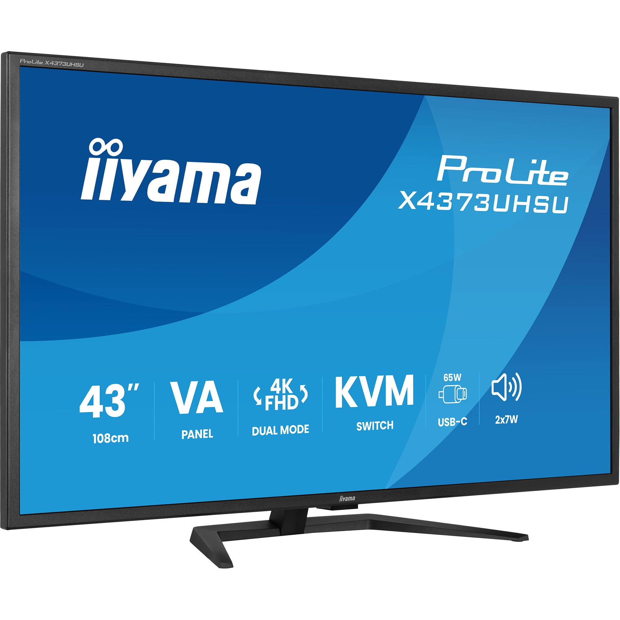 ProLite X4373UHSU-B2, LED-Monitor