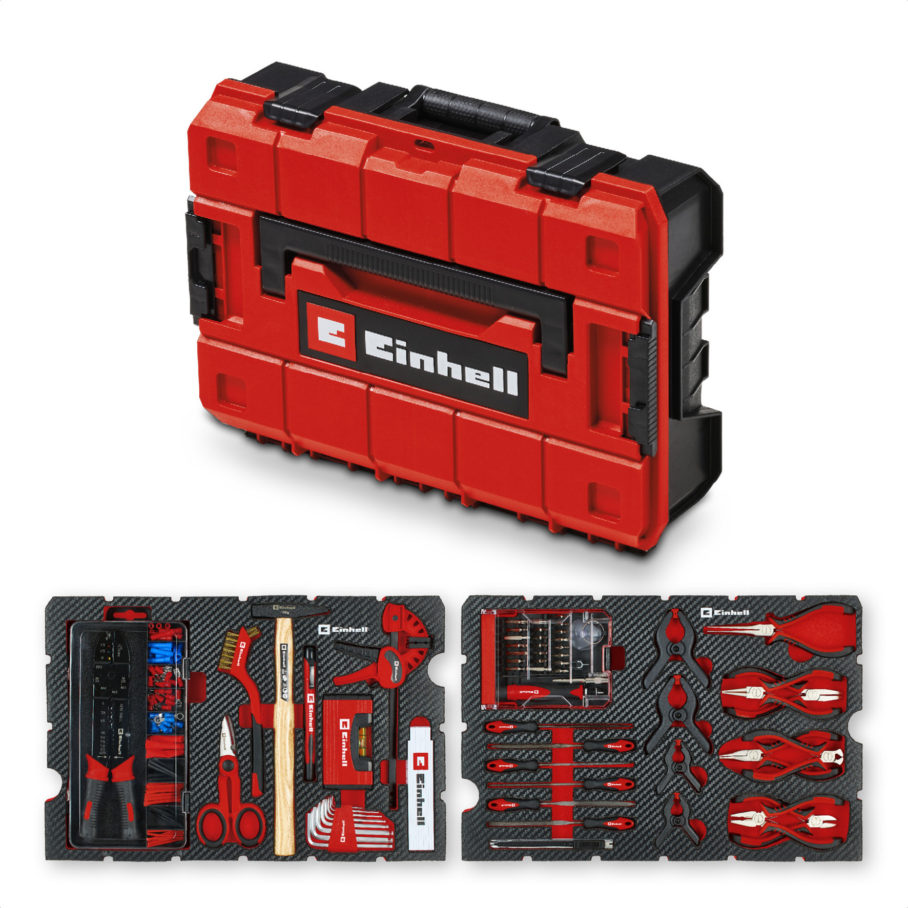 E-Case Werkzeugkoffer Hobby, 153-teilig, Werkzeug-Set