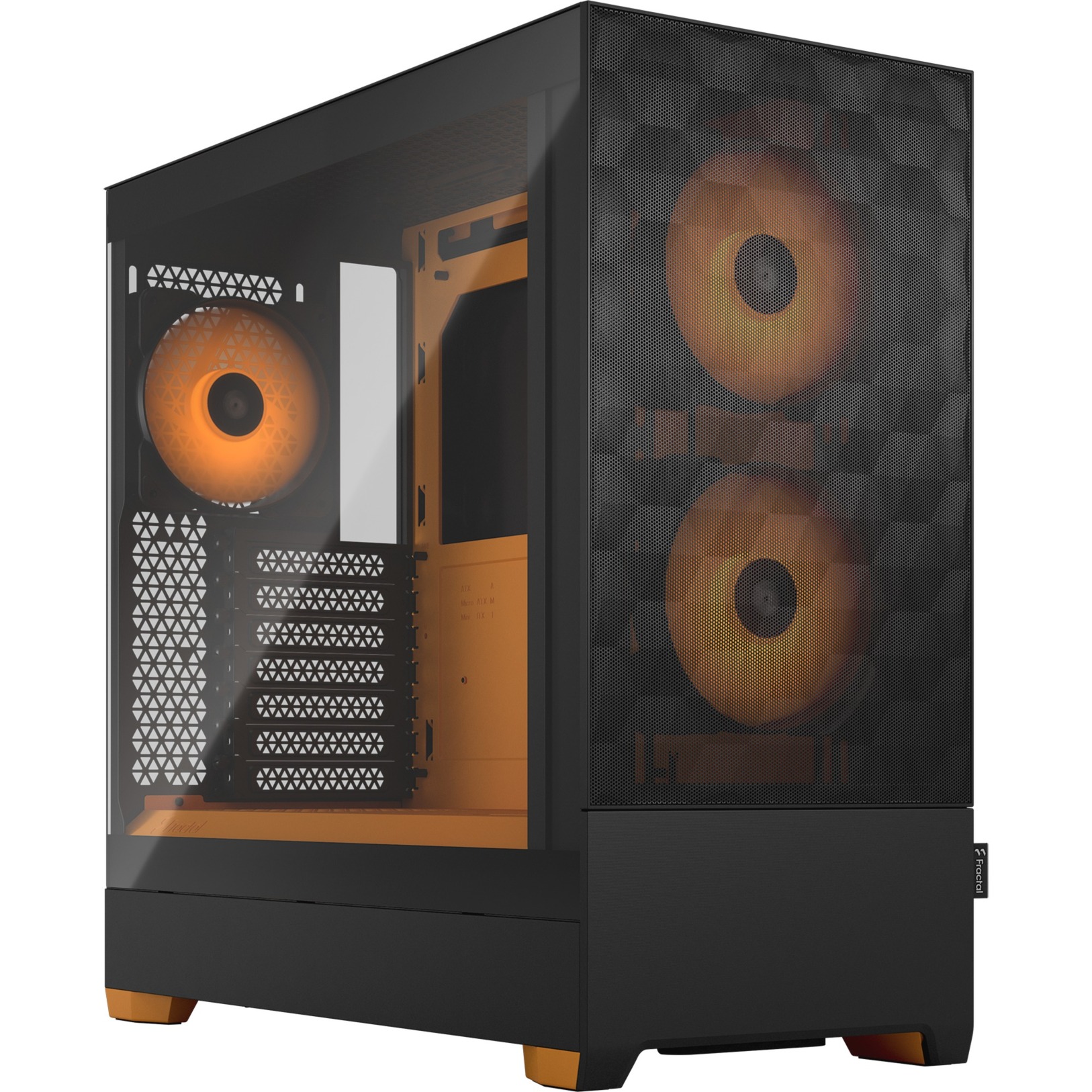 Fractal Design Pop Air RGB Orange Core TG Clear Tint, Tower-Gehäuse | 07340172703020 Fractal Design Pop Air RGB Orange Core TG Clear Tint, Tower-Gehäuse | 07340172703020