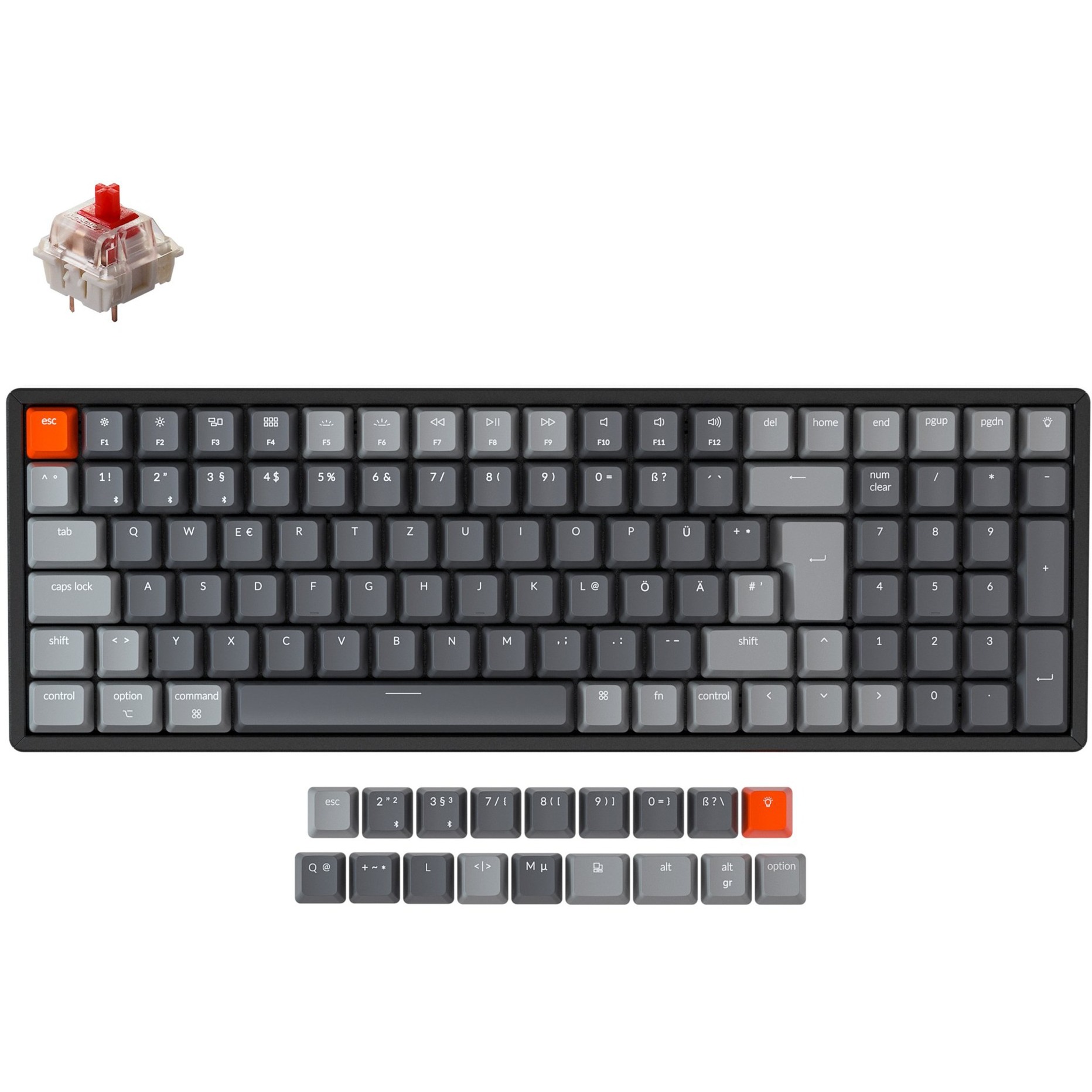 Keychron K4 Version 2, Gaming-Tastatur | 04897115550430 Keychron K4 Version 2, Gaming-Tastatur | 04897115550430