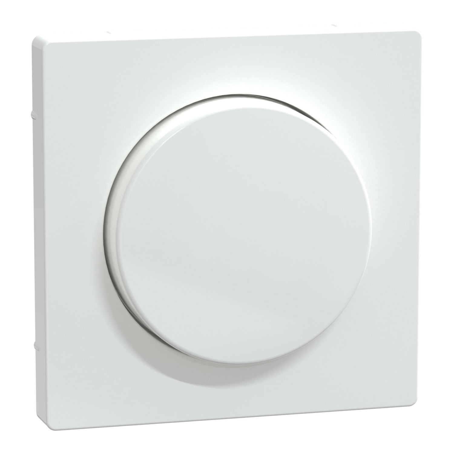 Zentralplatte mit Drehknopf für Dimmer, Typ MEG5250-6035, glänzend, Thermoplast