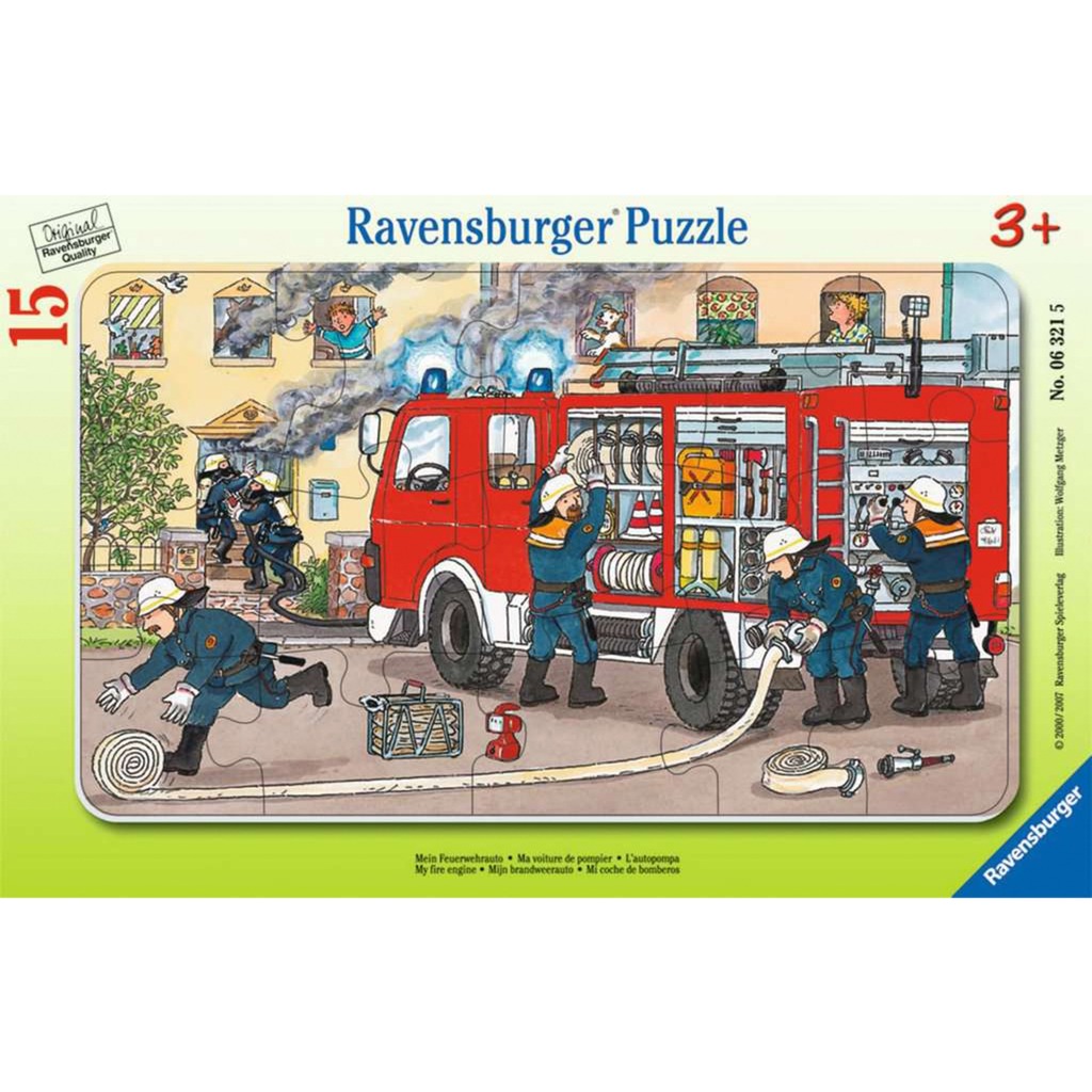 Kinderpuzzle Mein Feuerwehrauto
