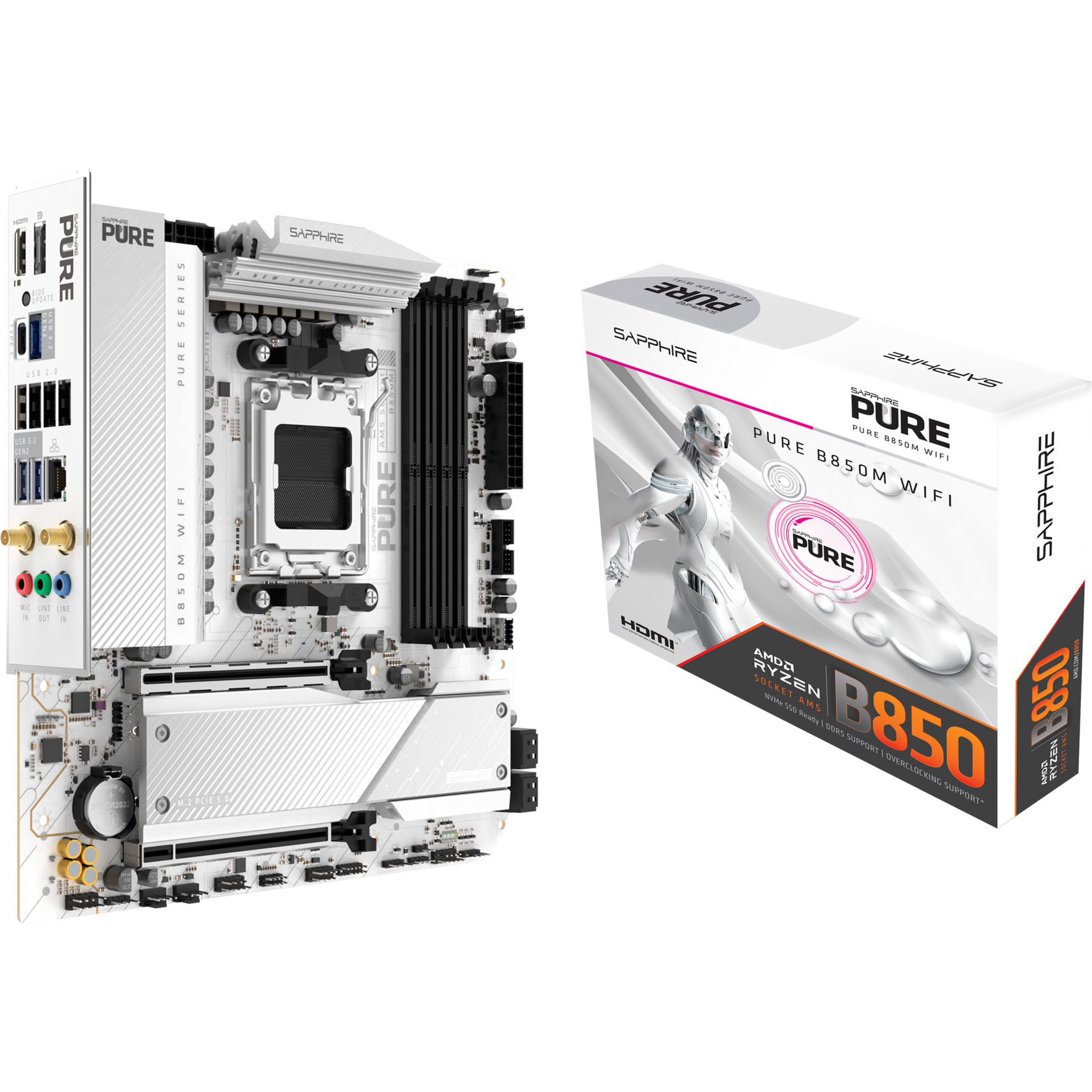PURE B850M WIFI, Mainboard