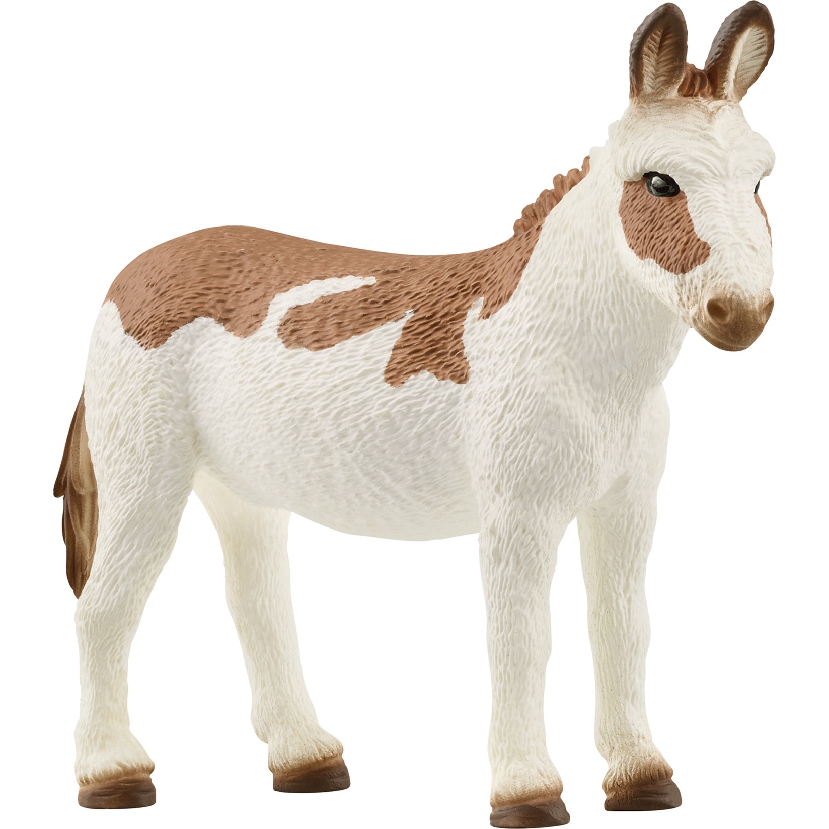 Farm World Amerikanischer Esel, gefleckt, Spielfigur