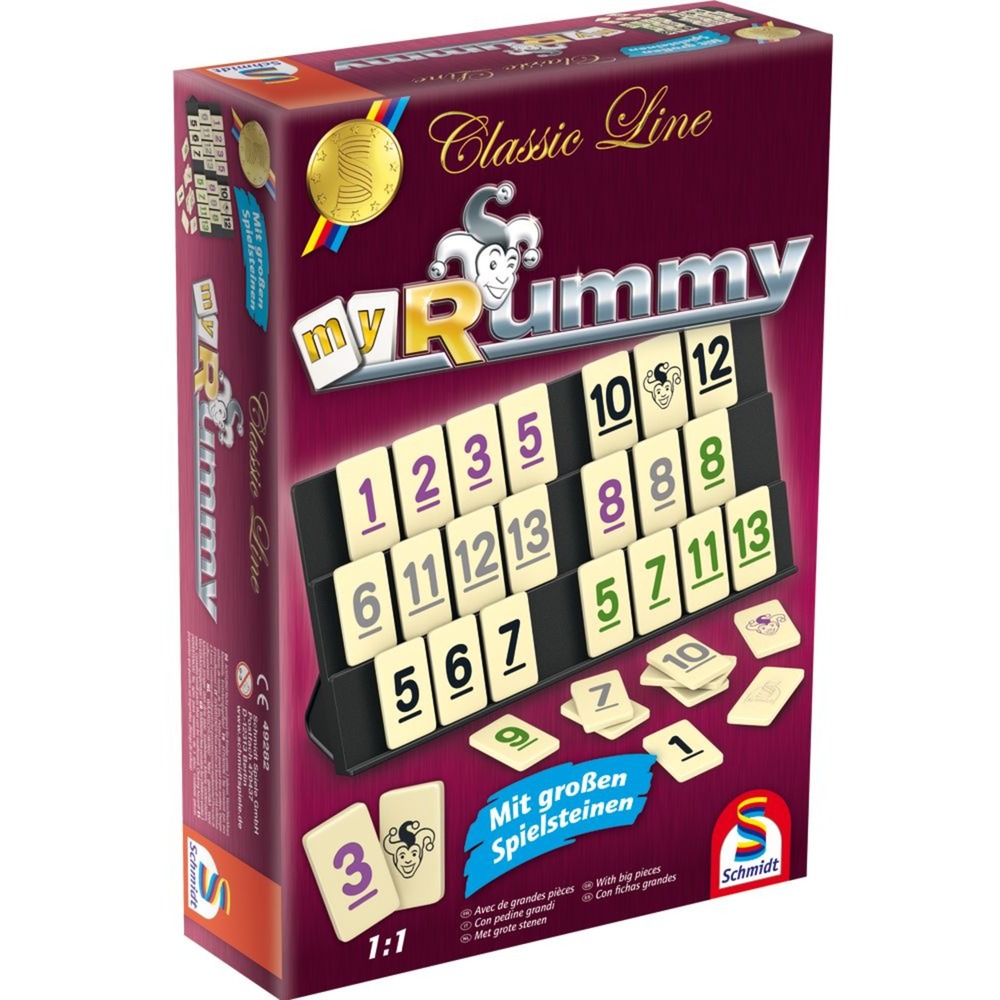 Schmidt Spiele Classic Line: MyRummy, Brettspiel | 04001504492823 Schmidt Spiele Classic Line: MyRummy, Brettspiel | 04001504492823