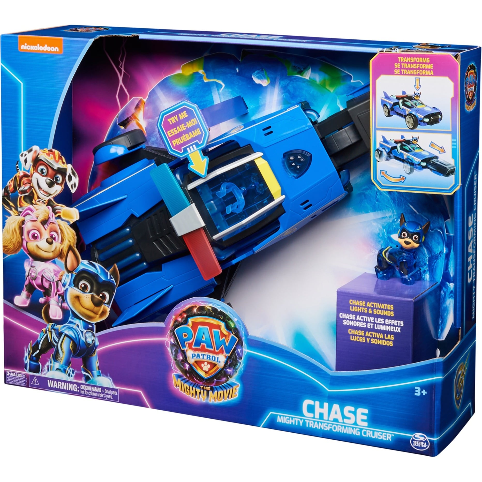 paw patrol superhelden spielzeug Spin Master Paw Patrol: Der Mighty Kinofilm, Chases Deluxe Superhelden