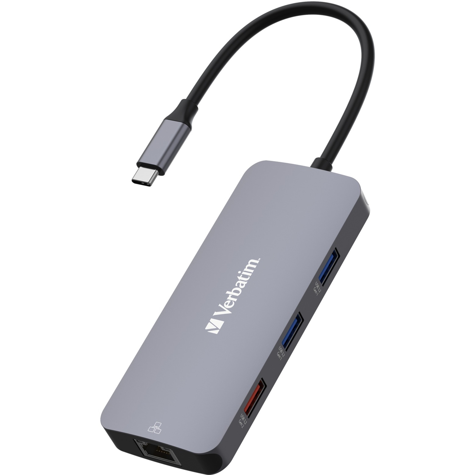 Verbatim USB-C Pro Multiport-Hub CMH-09, 9 Port , Dockingstation | 00023942321521 Verbatim USB-C Pro Multiport-Hub CMH-09, 9 Port , Dockingstation | 00023942321521