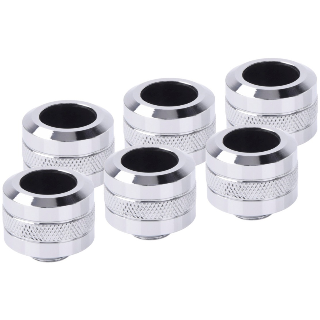 Alphacool Eiszapfen PRO 16mm HardTube Fitting G1/4 – Chrome Sixpack, Verbindung | 04250197174763 Alphacool Eiszapfen PRO 16mm HardTube Fitting G1/4 – Chrome Sixpack, Verbindung | 04250197174763