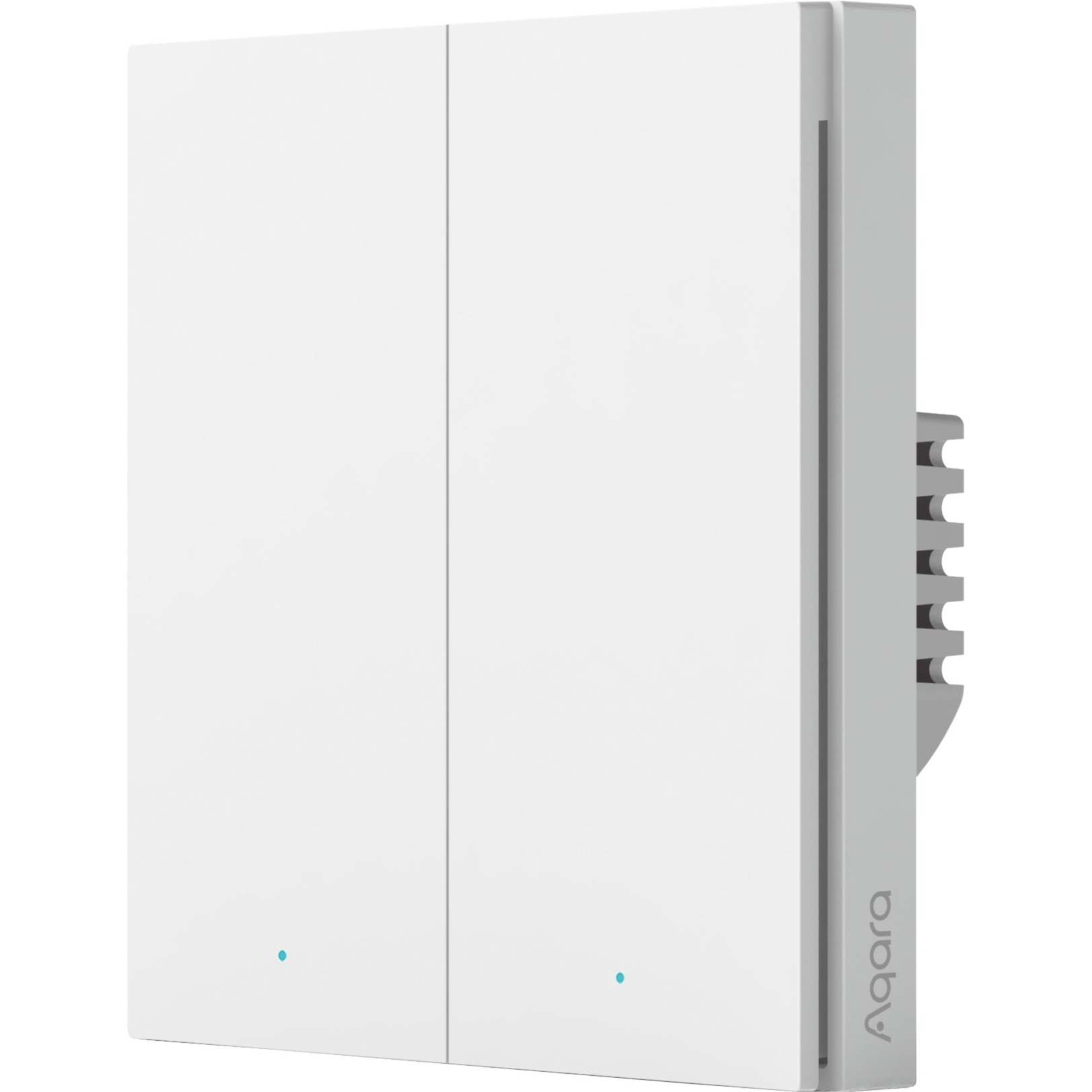 Smart Wall Switch H1 - zwei Wippen ohne Neutralleiter, Taster