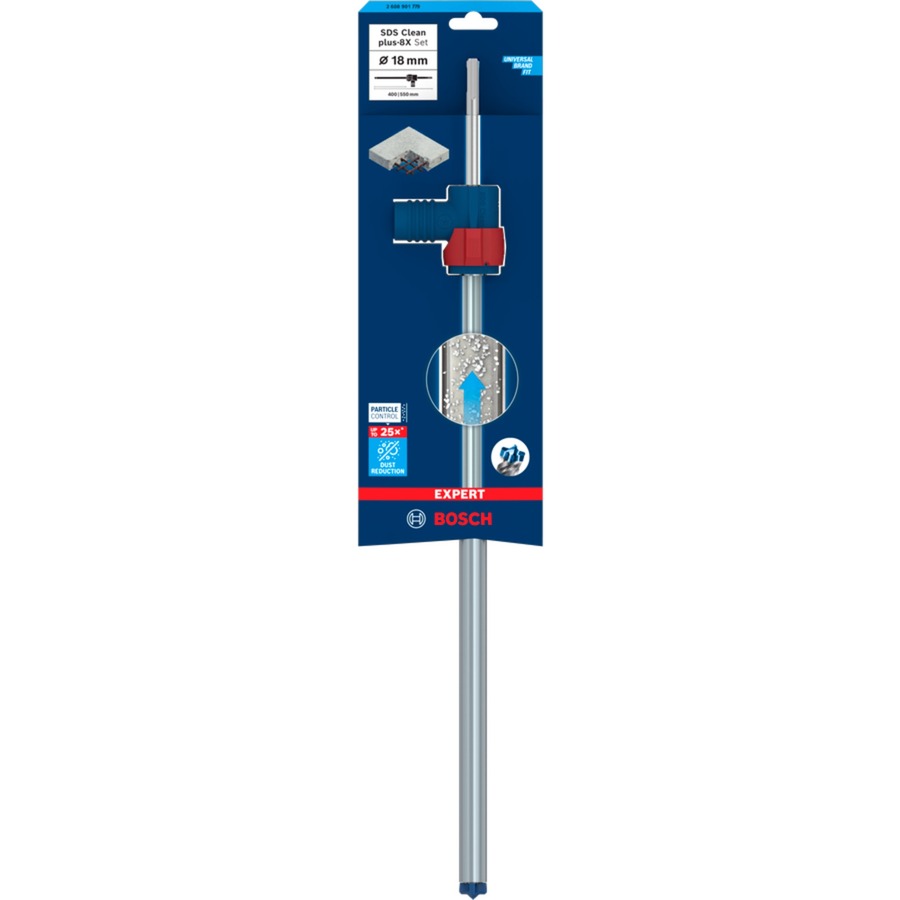 EXPERT Hammerbohrer SDS Clean plus-8X Set, Ø 18mm