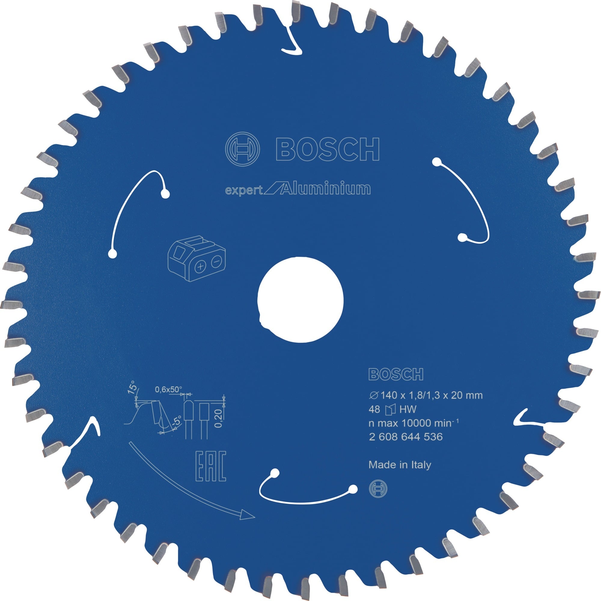 Kreissägeblatt Expert for Aluminium, Ø 140mm, 48Z