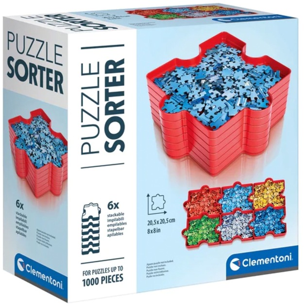 Clementoni Puzzle Sortierer, Aufbewahrungsbox | 08005125370405 Clementoni Puzzle Sortierer, Aufbewahrungsbox | 08005125370405