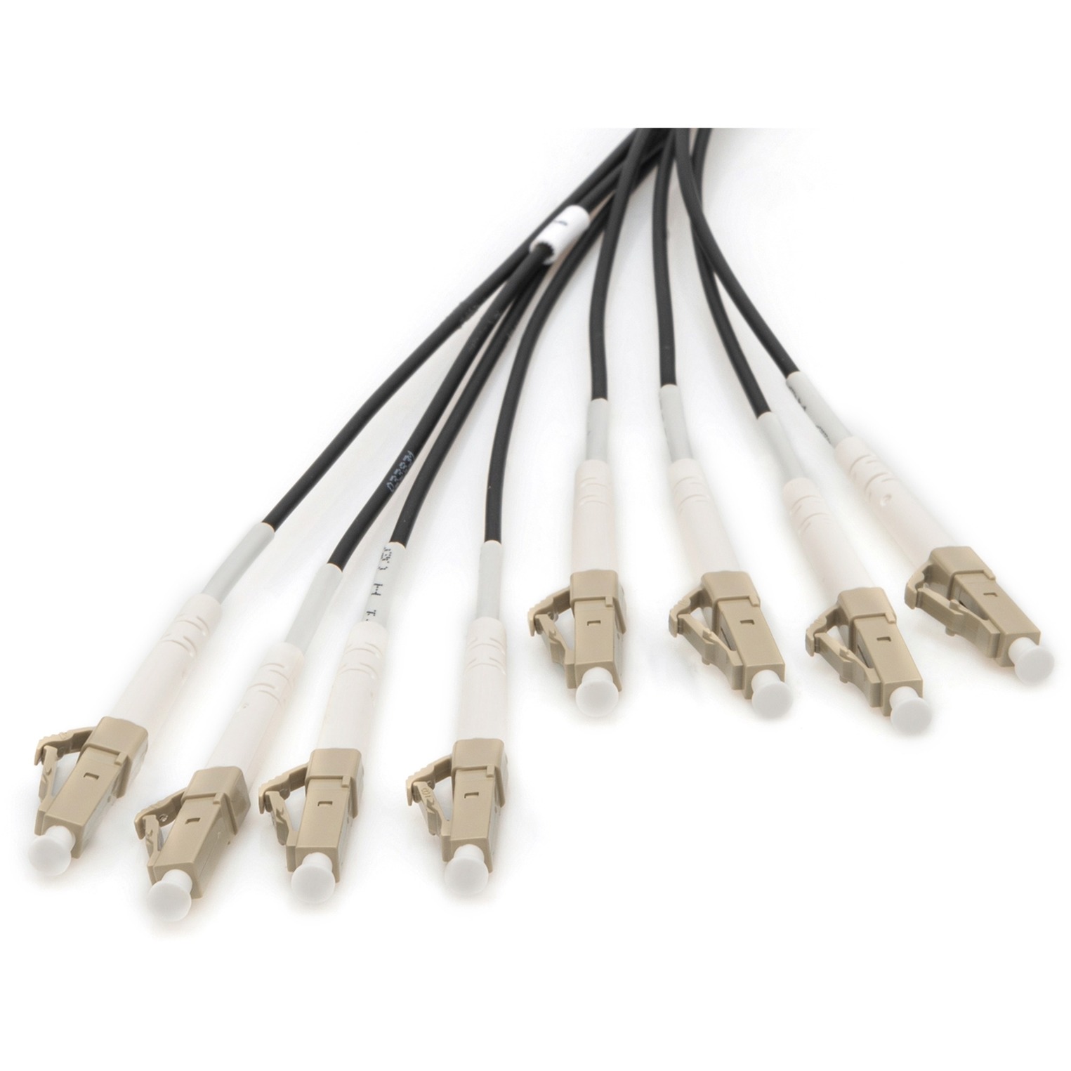 Glasfaser Universal Breakout Kabel, Duplex, LC/UPC Stecker, Multimode OM4