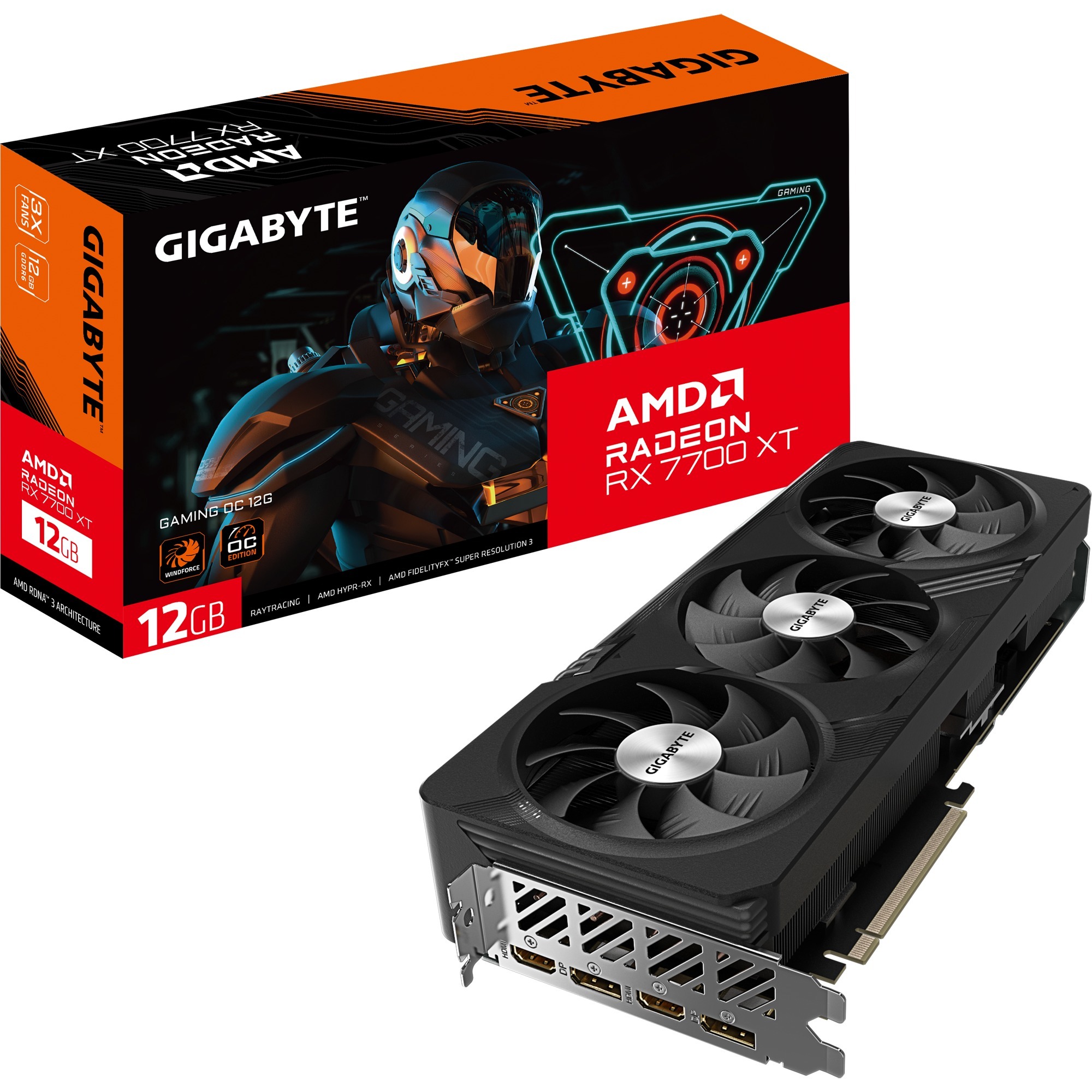 Gigabyte Radeon RX 7700 XT GAMING OC 12G, Grafikkarte | 04719331314446 Gigabyte Radeon RX 7700 XT GAMING OC 12G, Grafikkarte | 04719331314446