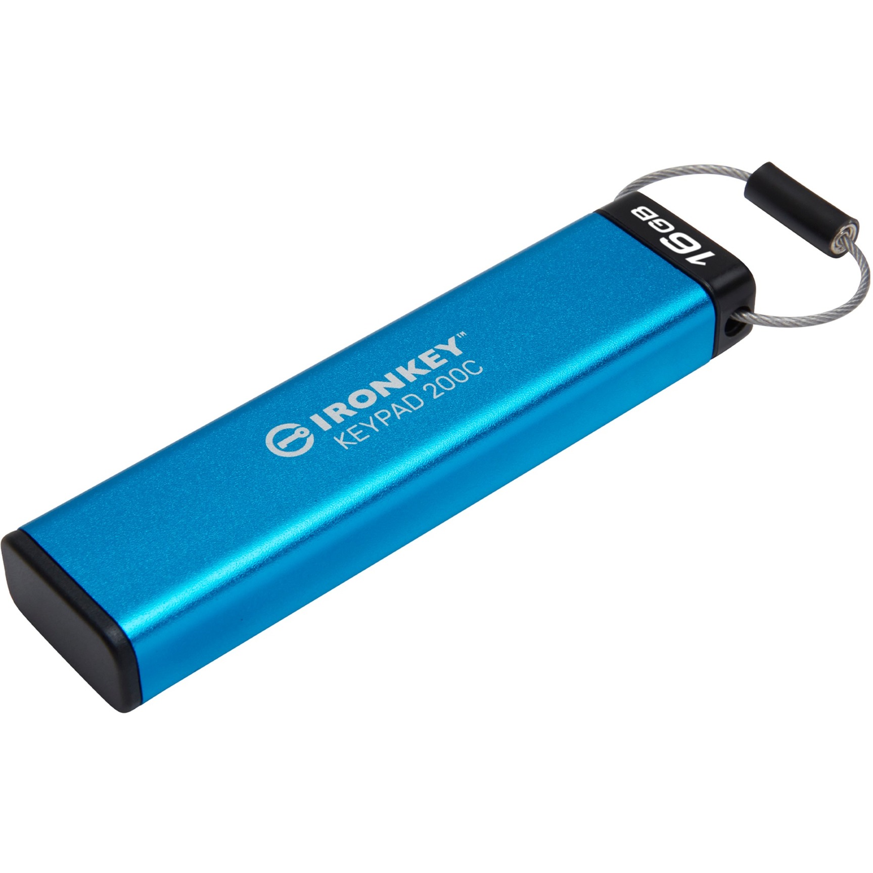 Kingston IronKey Keypad 200 16 GB, USB-Stick | 00740617336641 Kingston IronKey Keypad 200 16 GB, USB-Stick | 00740617336641