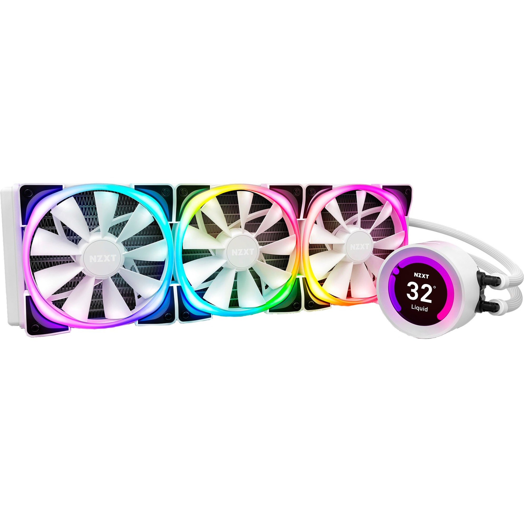 Nzxt Kraken Z73 RGB White 360mm, Wasserkühlung | 05060301696581 Nzxt Kraken Z73 RGB White 360mm, Wasserkühlung | 05060301696581
