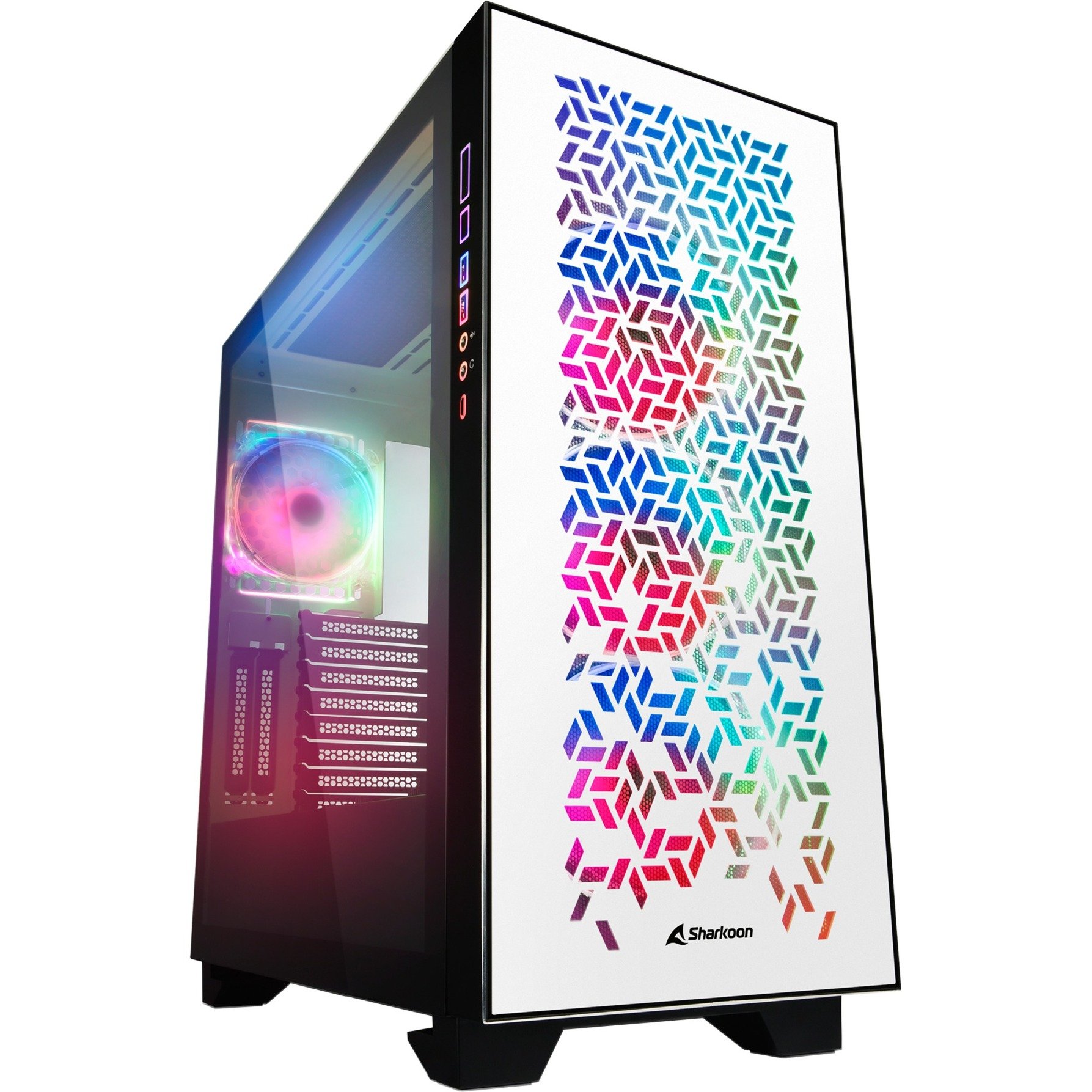 Sharkoon ELITE SHARK CA300H White, Big-Tower-Gehäuse | 04044951030422 Sharkoon ELITE SHARK CA300H White, Big-Tower-Gehäuse | 04044951030422